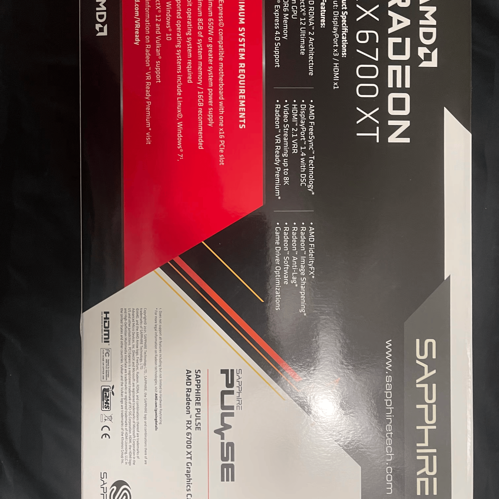 Radeon 6700xt Sapphire Pulse!!!!