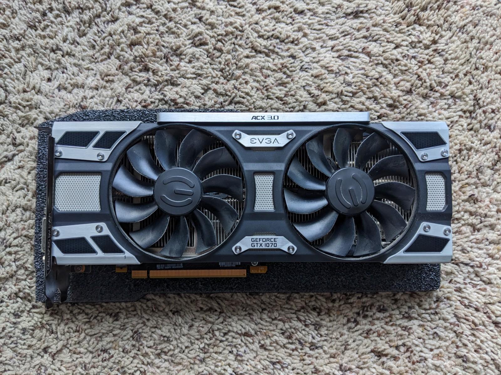 EVGA GeForce GTX 1070 8 GB SC GAMING ACX 3.0 Video Card