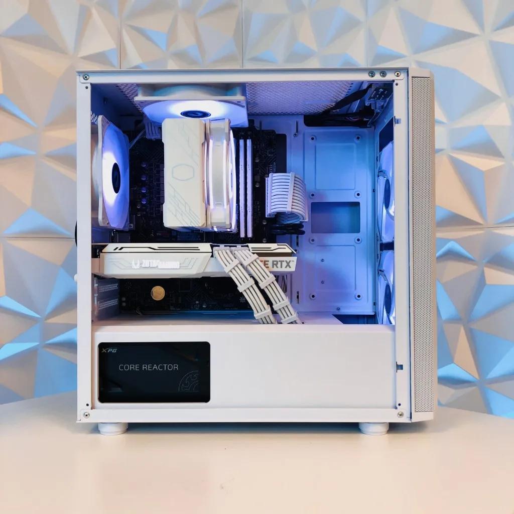 🚀 The Explorer White Gaming PC 🚀 RTX 3060 12GB | i3-13100F | 16GB DDR4 | 1T M.2 | Windows 11 Home