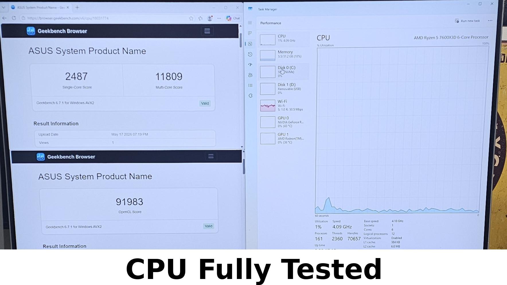AMD Ryzen 5 7600X3D AM5