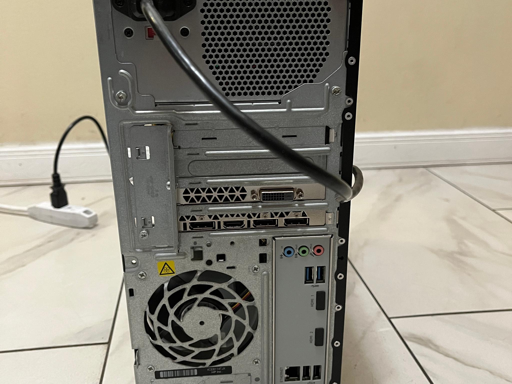 🟢🔥Budget HP OMEN Gaming PC - GTX 1060 3GB, Intel i5-7400, 12GB DDR4 RAM, 1.2TB Storage w/ Wi-Fi