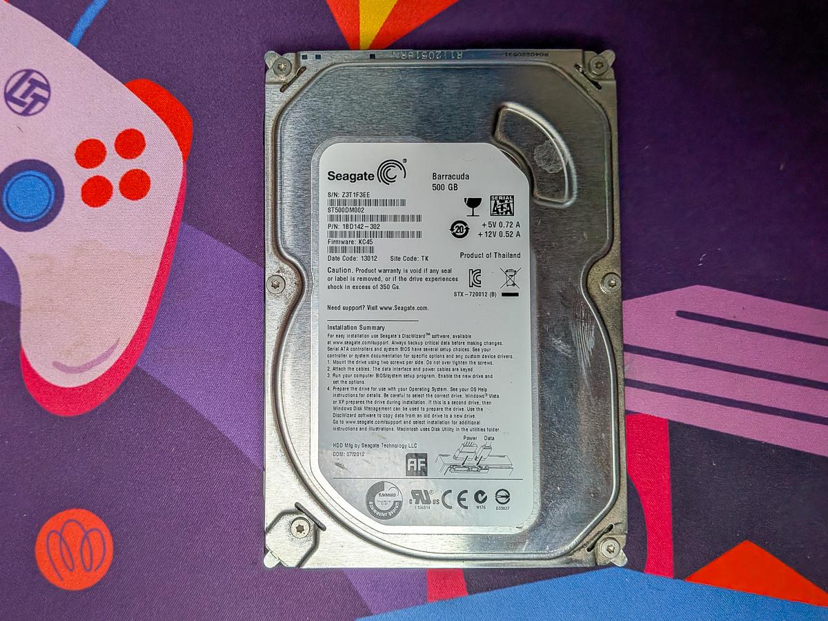 2x 500GB Seatgate Barracuda  Hard Drives