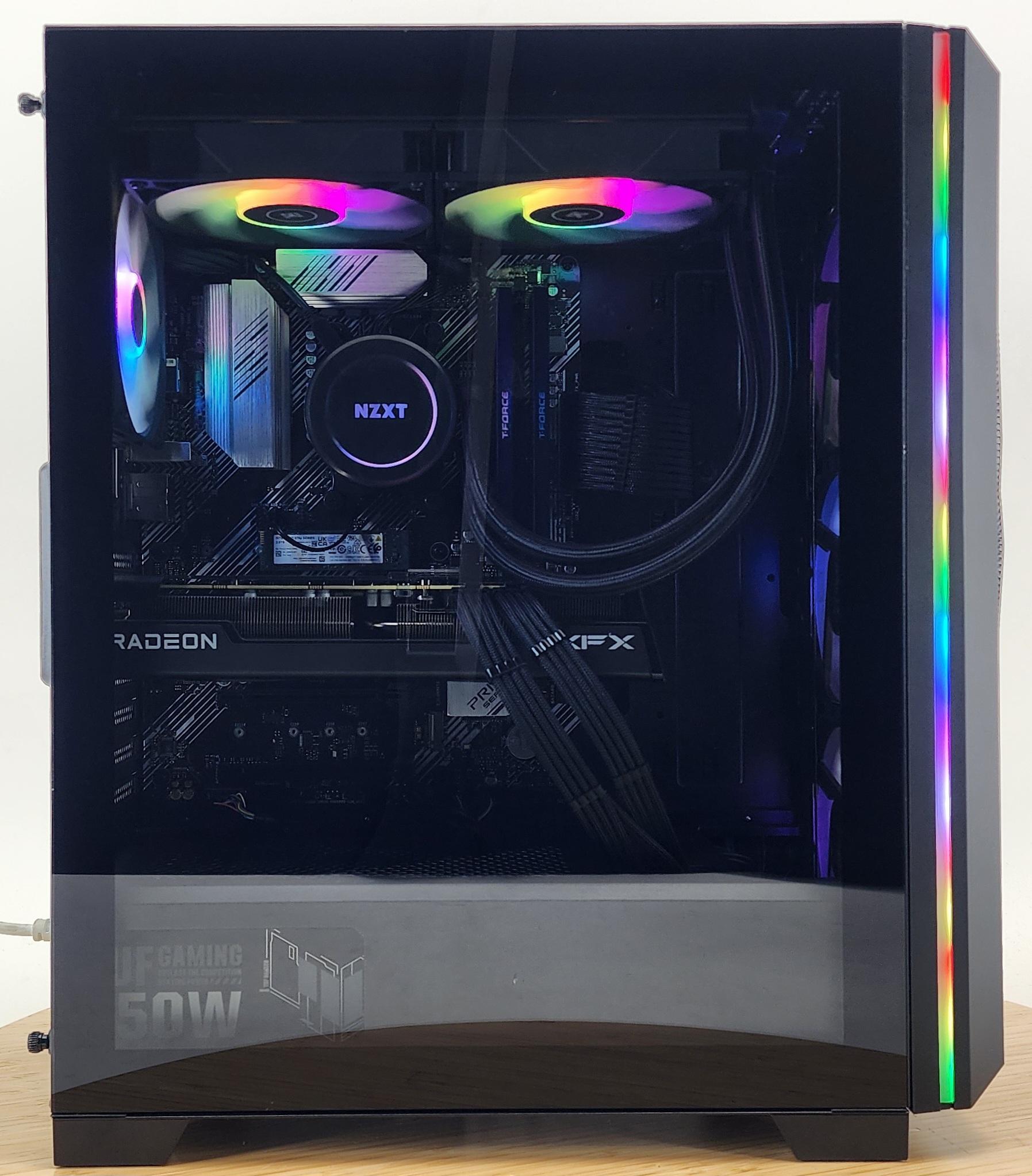 Gaming PC Ryzen 9 5950X 32GB RAM 2TB SSD RX 7600 XT 16GB Windows 11 Computer