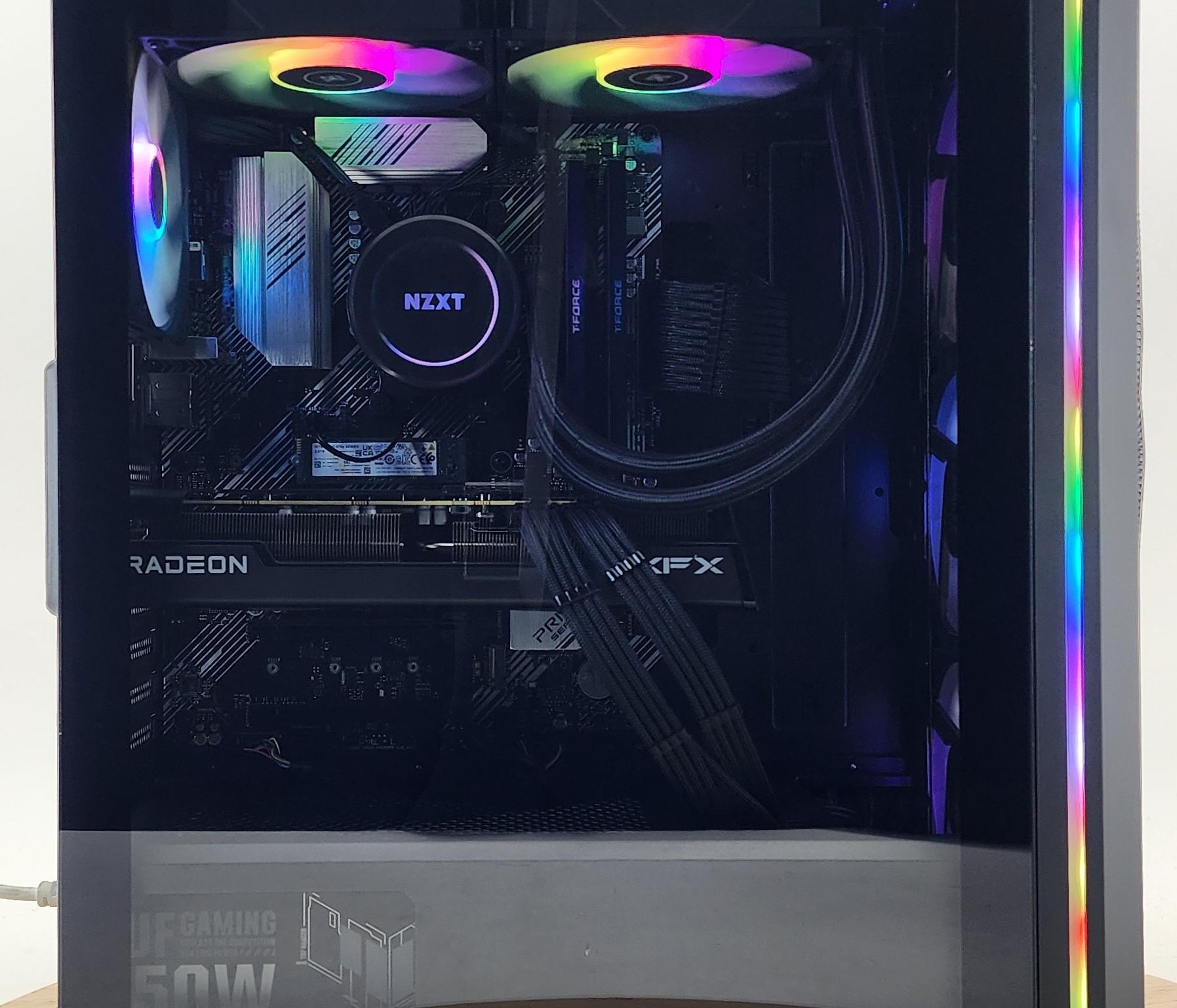 Gaming PC Ryzen 9 5950X 32GB RAM 2TB SSD RX 7600 XT 16GB Windows 11 Computer
