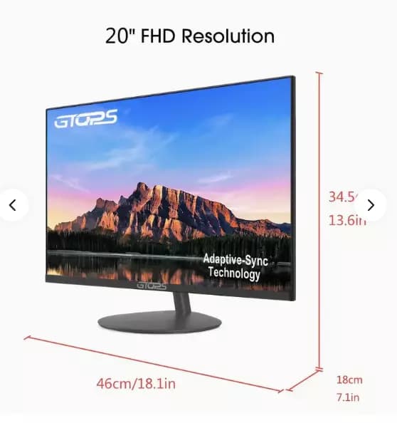 GaminG PC AMD FX 8350 4.0GHZ 8 CORES 16GB RAM 1TR SSD RX 570 GPU X DVD RW+ NEW 20 INCH MONITOR