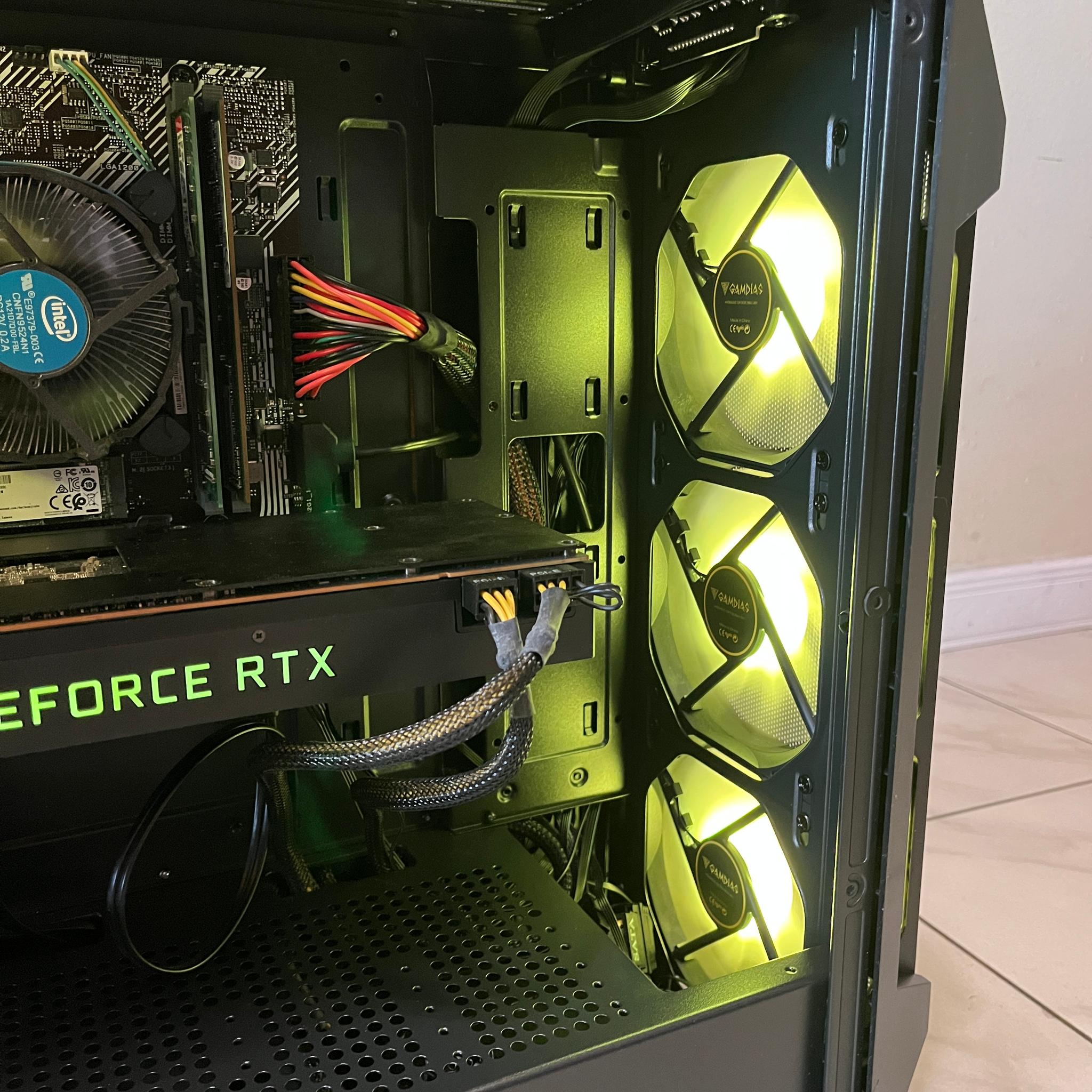 🟠🔥RTX 2080, Intel i5-10400, 16GB RAM, 870GB Storage, High Performance RGB Gaming PC /w Wi-Fi🖥️