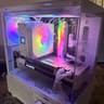 WHITE 3080 Gaming PC | RTX 3080 | 16GB DDR5 | 9600x | 1TB Storage | LCD DISPLAY Cooler