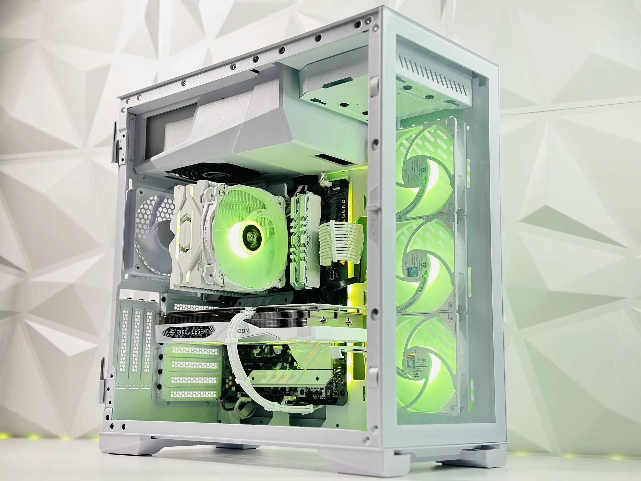 🌬️☃️Snowman⛄Gaming PC❄️AMD RX 7600 8GB❄️Intel i5 11400F 6 core❄️16GB DDR4❄️1TB NVME