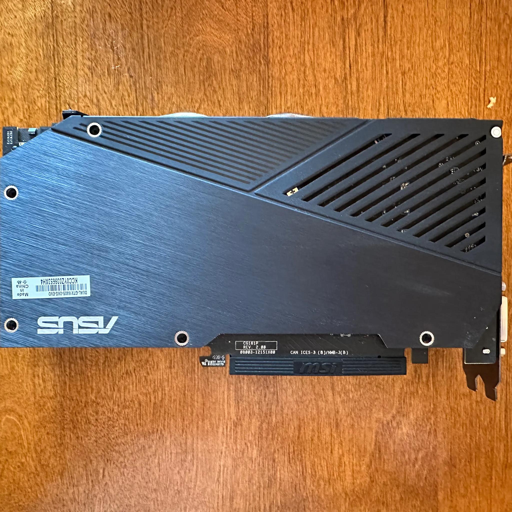 Asus 1660 Super 6gb Dual Evo (Only HDMI Port Works)
