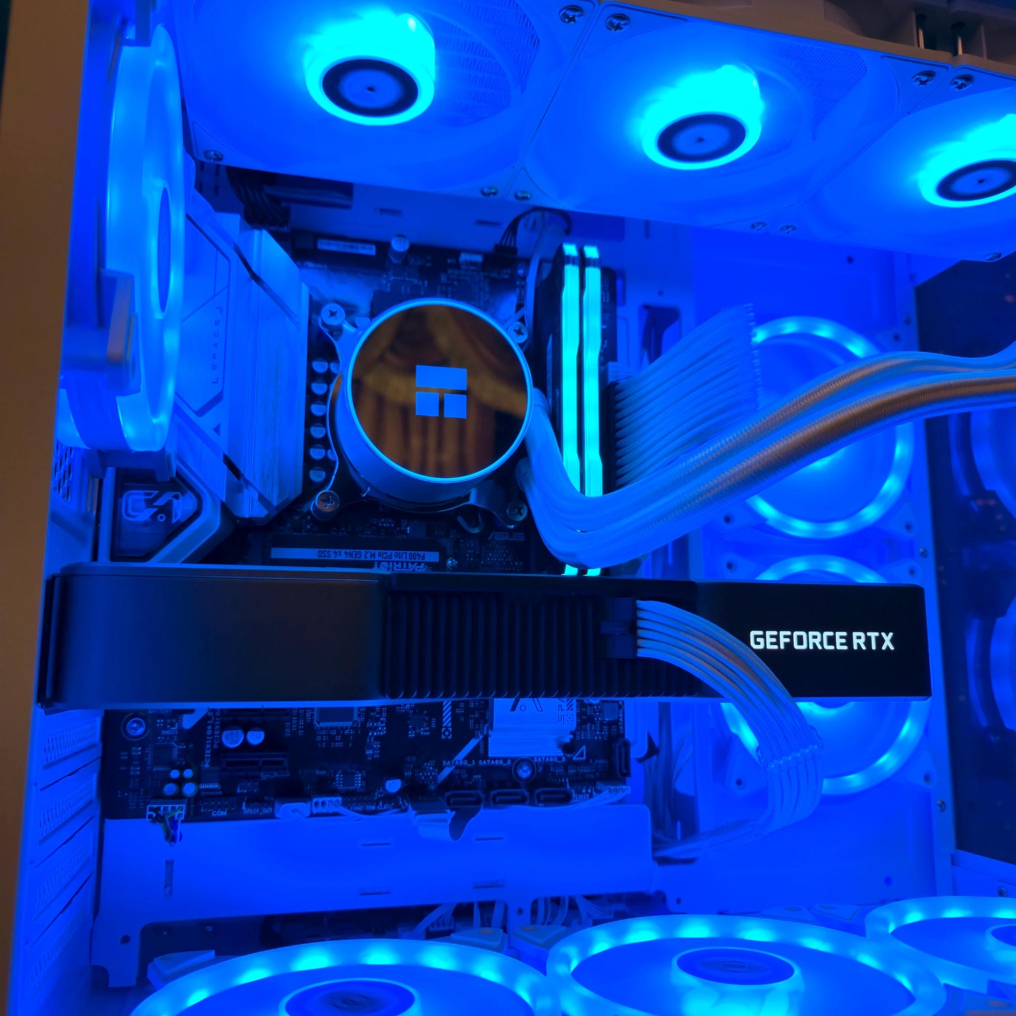 ⚪️🚀 1440P GAMING PC | RTX 3080 FE | INTEL I7-12700KF | 16GB RAM | 1TB SSD 🚀⚪️