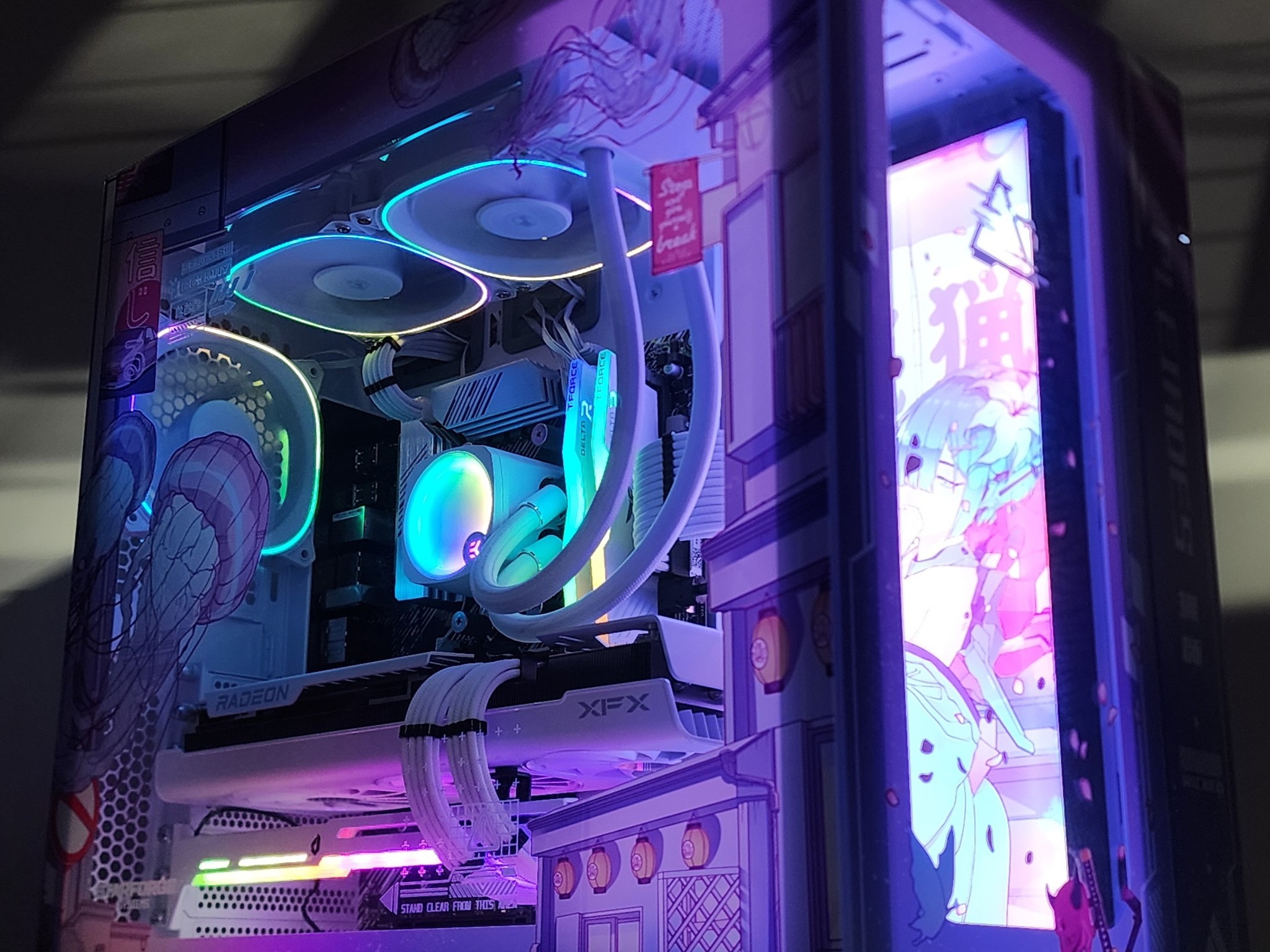 Gaming PC Ryzen 7 5800X3D 32GB RAM 1TB SSD RX 7800 XT 16GB Windows 11 Computer