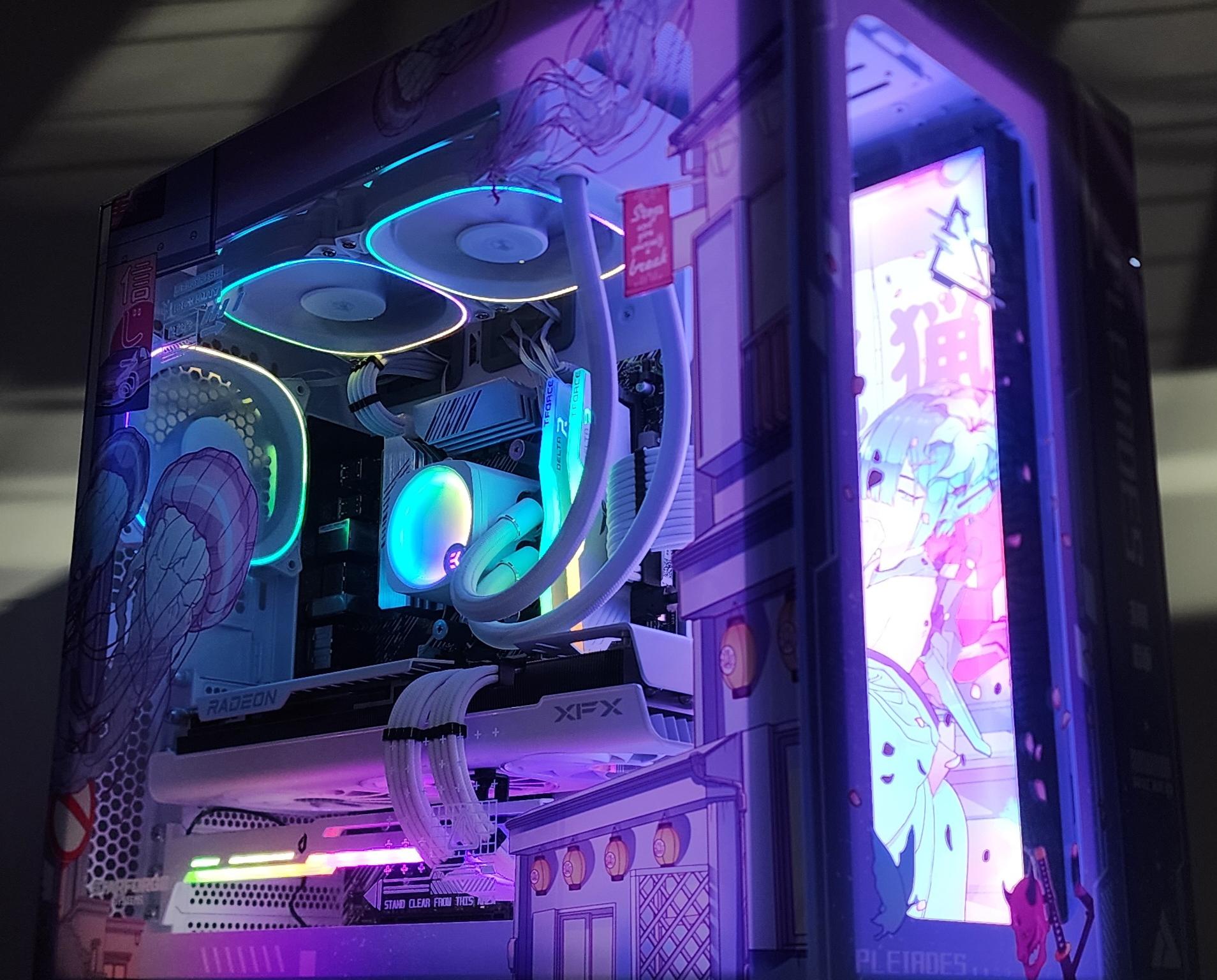 Gaming PC Ryzen 7 5800X3D 32GB RAM 1TB SSD RX 7800 XT 16GB Windows 11 Computer