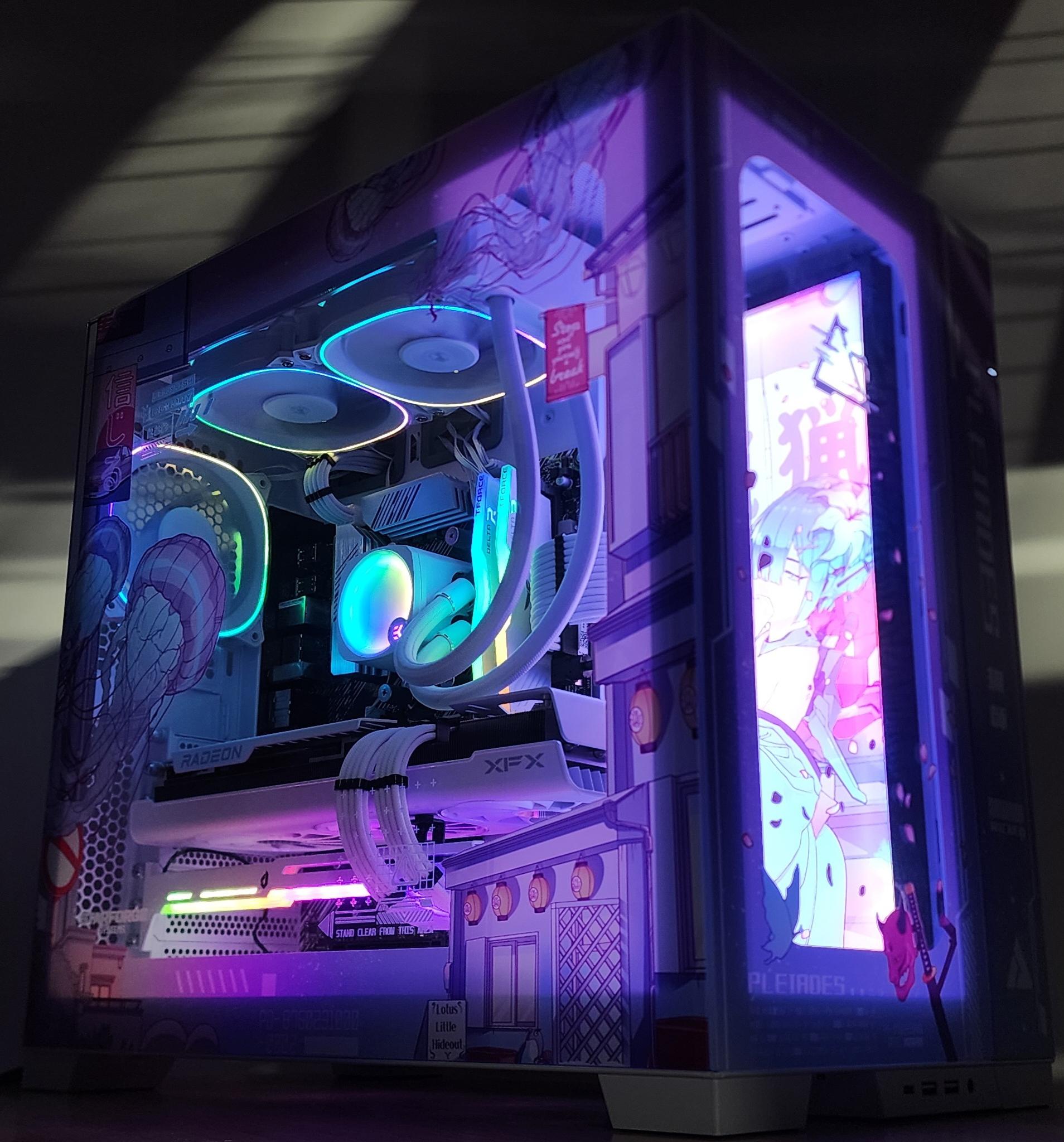 Gaming PC Ryzen 7 5800X3D 32GB RAM 1TB SSD RX 7800 XT 16GB Windows 11 Computer