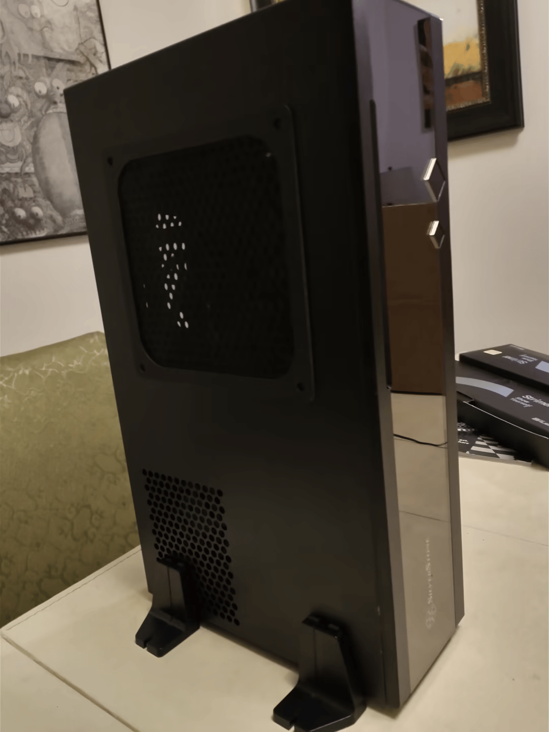 ITX Combo: Silverstone MLO5, Sfx 300w, 2x80mm be quiet fans