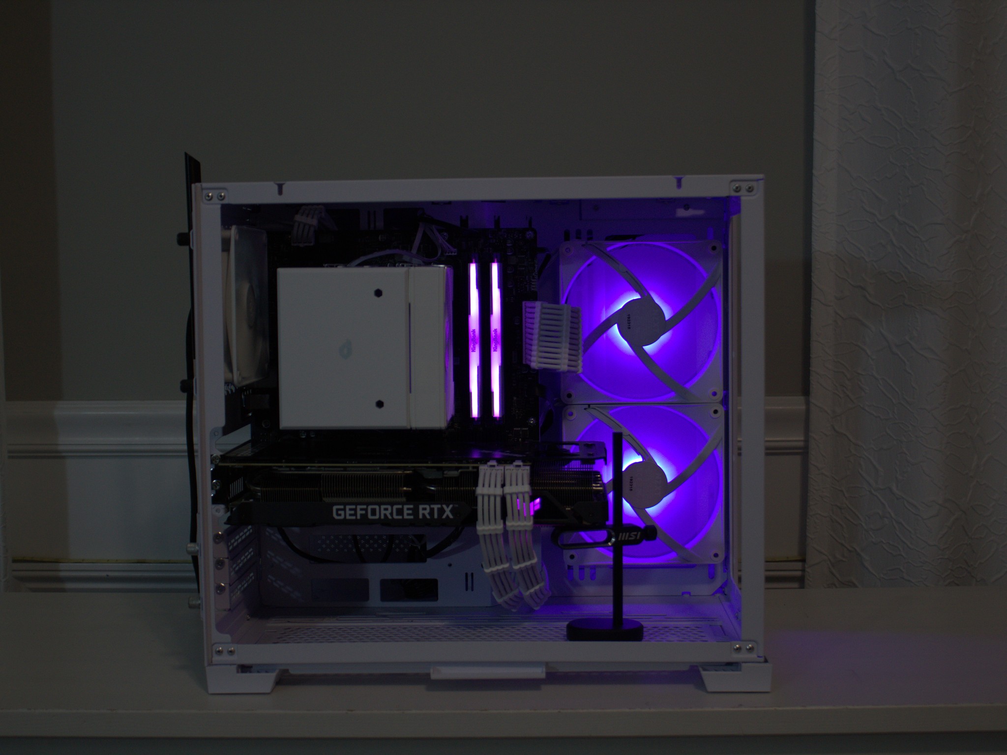 O11 Mini Snow Build | R7 7700x + Asus Tuf 3080 10GB