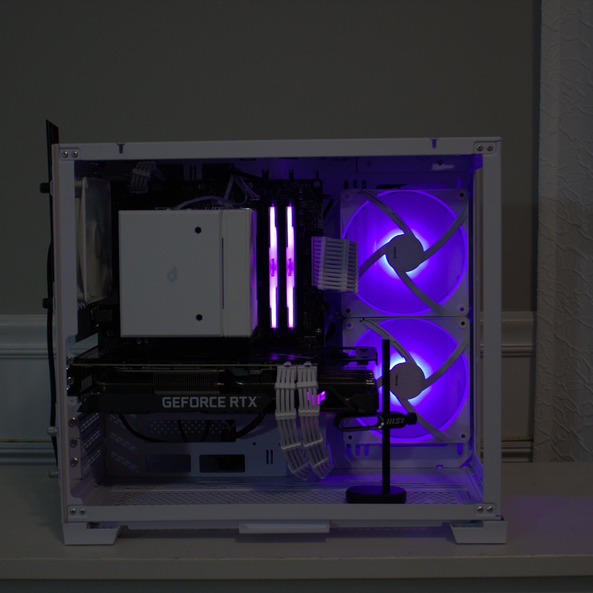 O11 Mini Snow Build | R7 7700x + Asus Tuf 3080 10GB