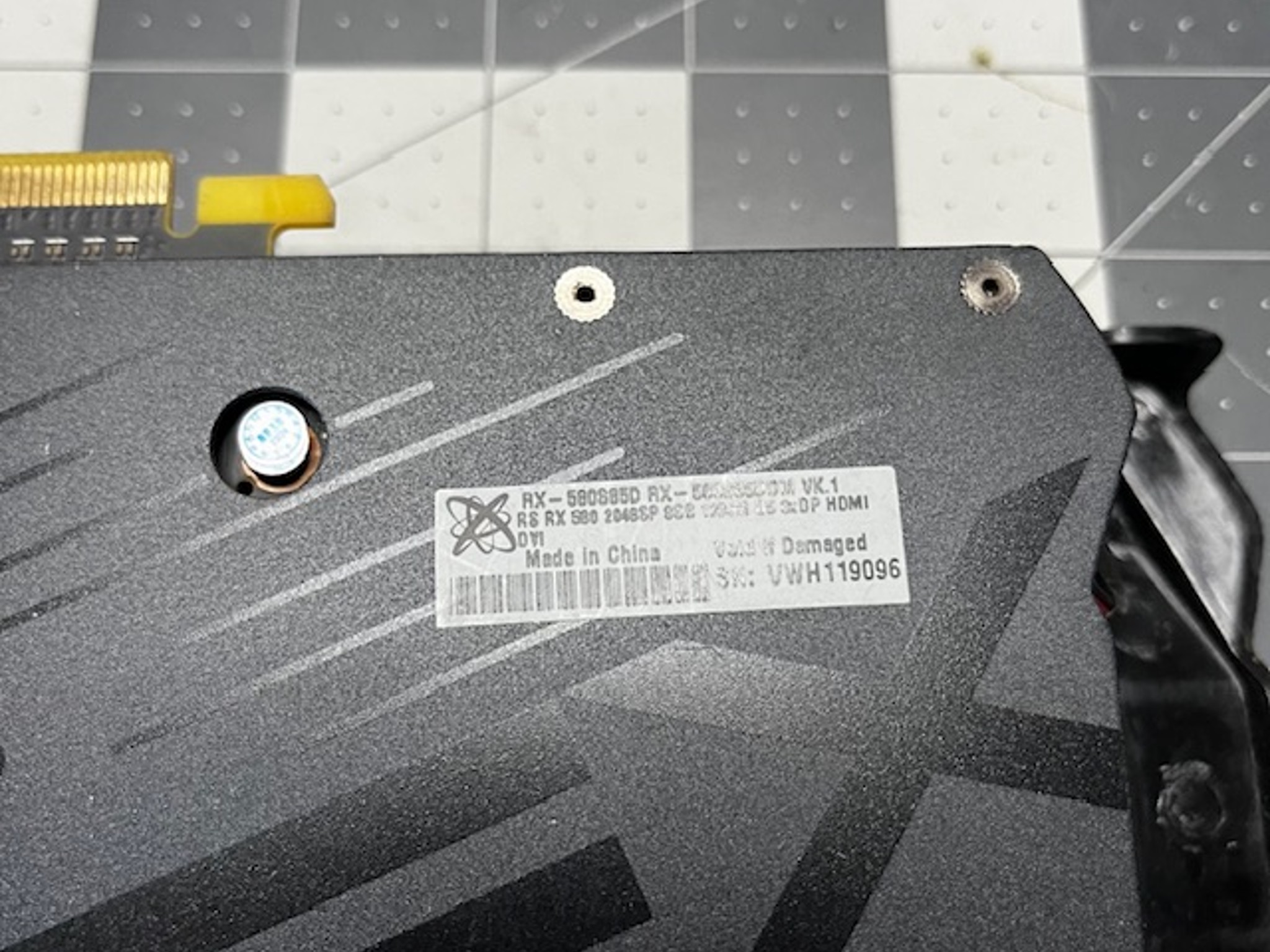 XFX AMD Radeon RX580 2048SP 8GB 256-bit GDDR5 PCI-E DP HDMI Video Card