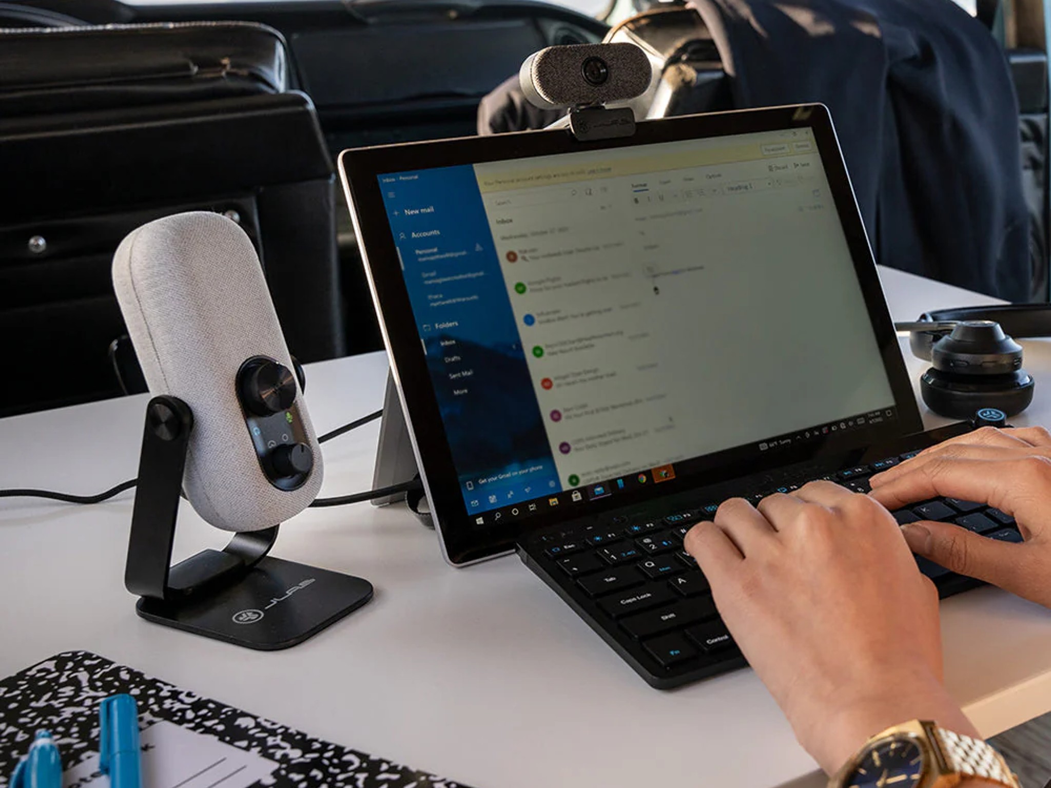 X-MAS SALE! - JLAB AUDIO - Go Talk USB Microphone (White)