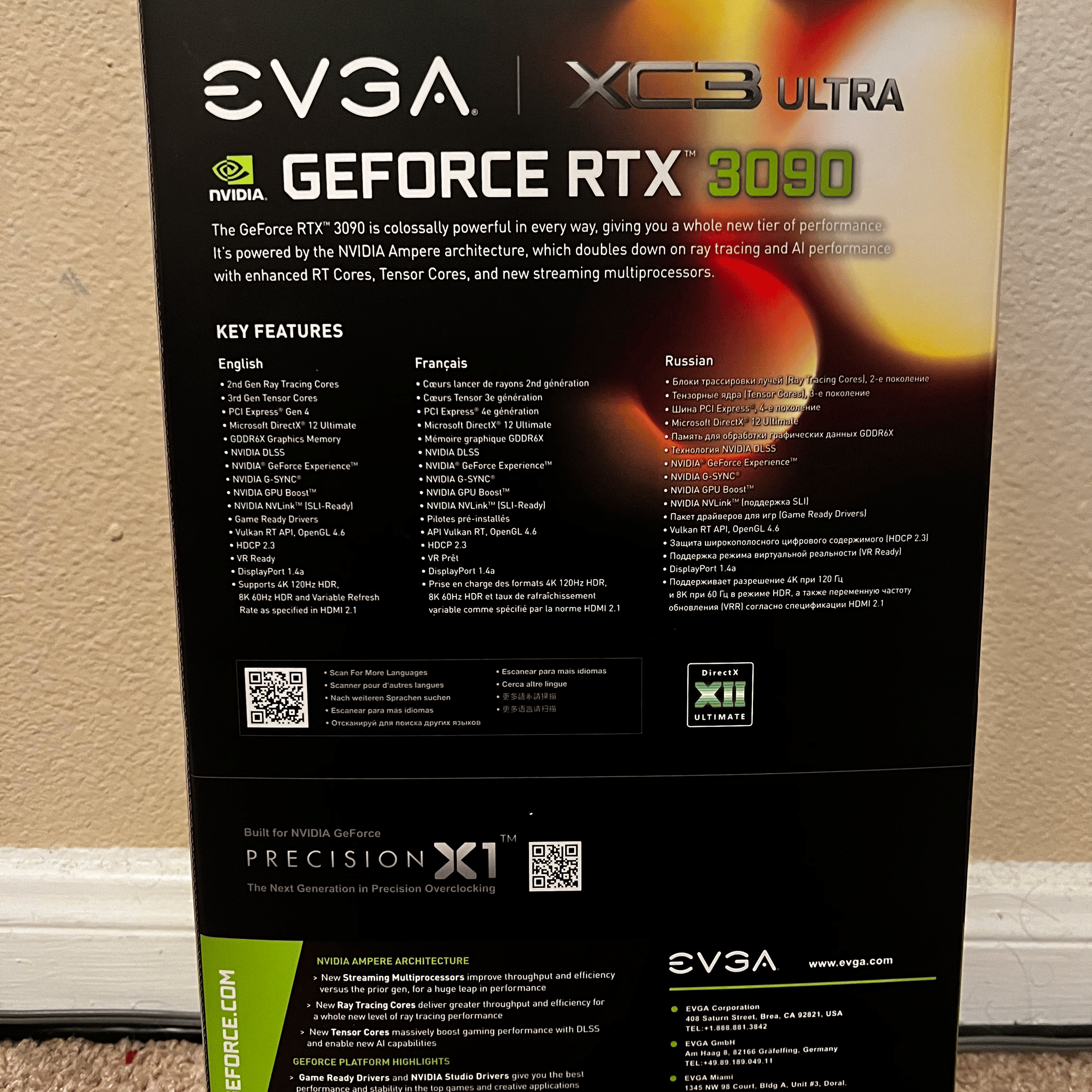 EVGA RTX 3090 XC3 Used