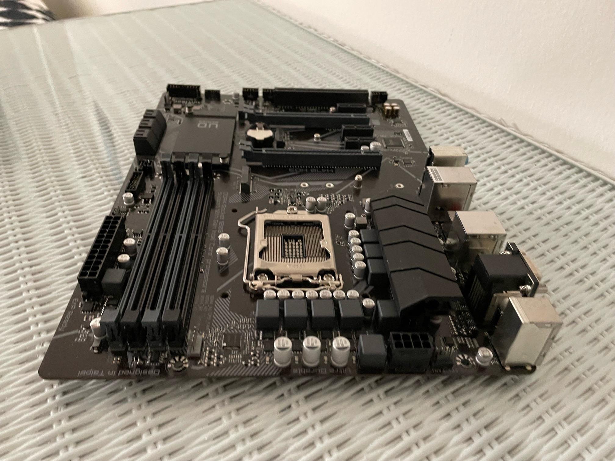 Intel H470 HD3 Ultra Durable Motherboard (With Manuals, CDs, & SSD Cables (Plus Free WiFi Card))!