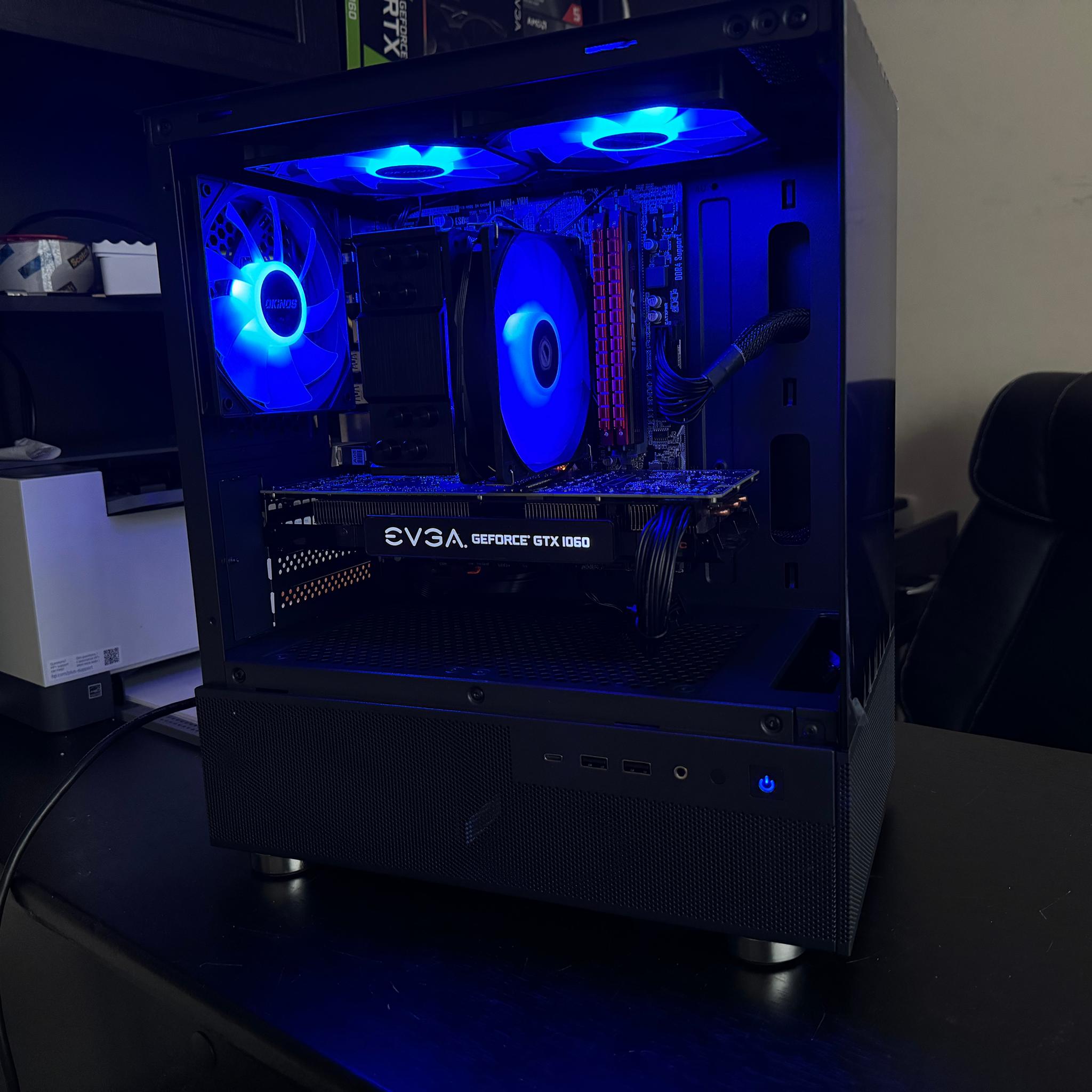 1080P Gaming Pc- Gtx 1060 6gb, Ryzen 5 2600