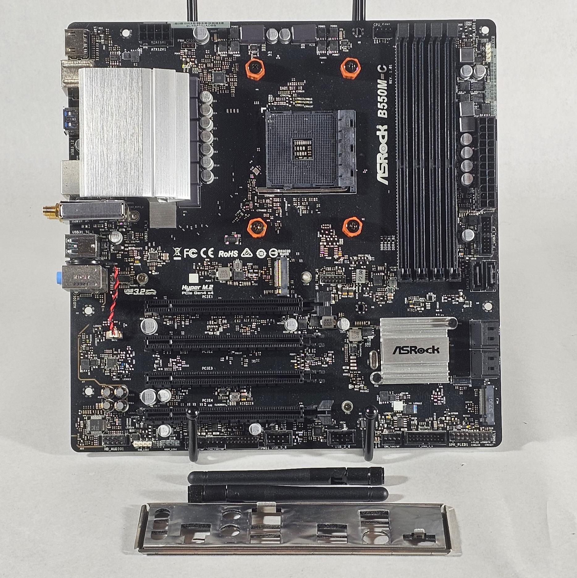 ASRock B550M-C AM4 WIFI DDR4 ATX Motherboard