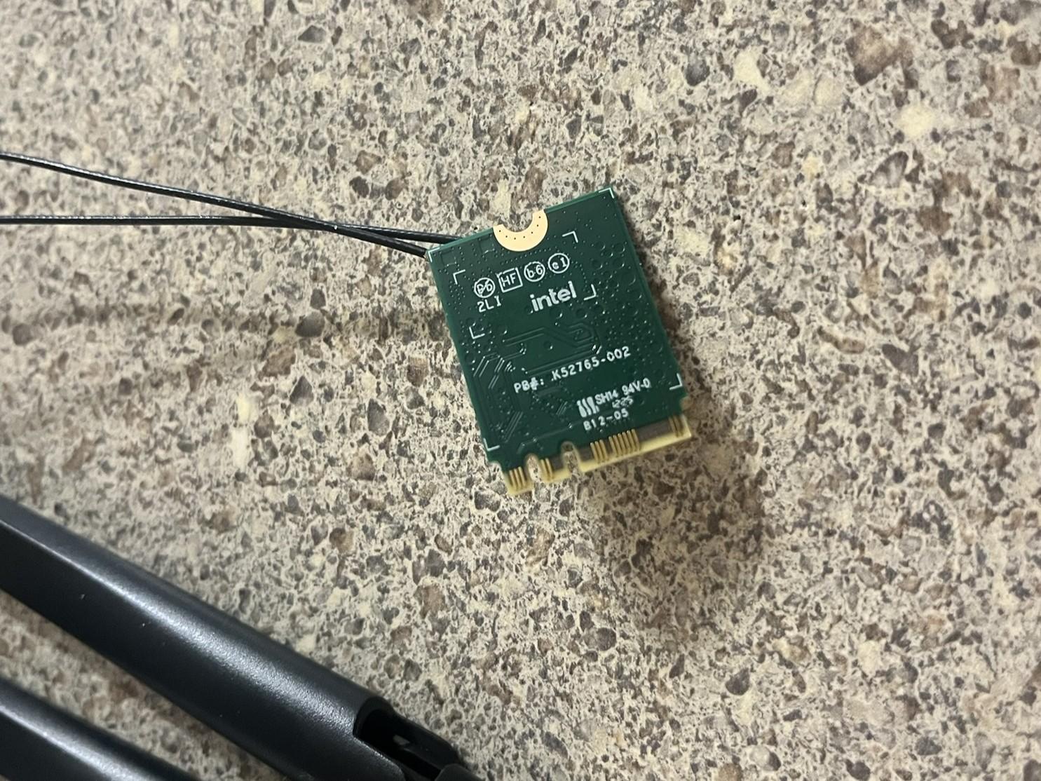 Intel Wi-Fi 6E AX210 Network Adapter Card | 2.4 Gbps | Tri-Band (2.4, 5, 6 GHz) | Bluetooth 5.4