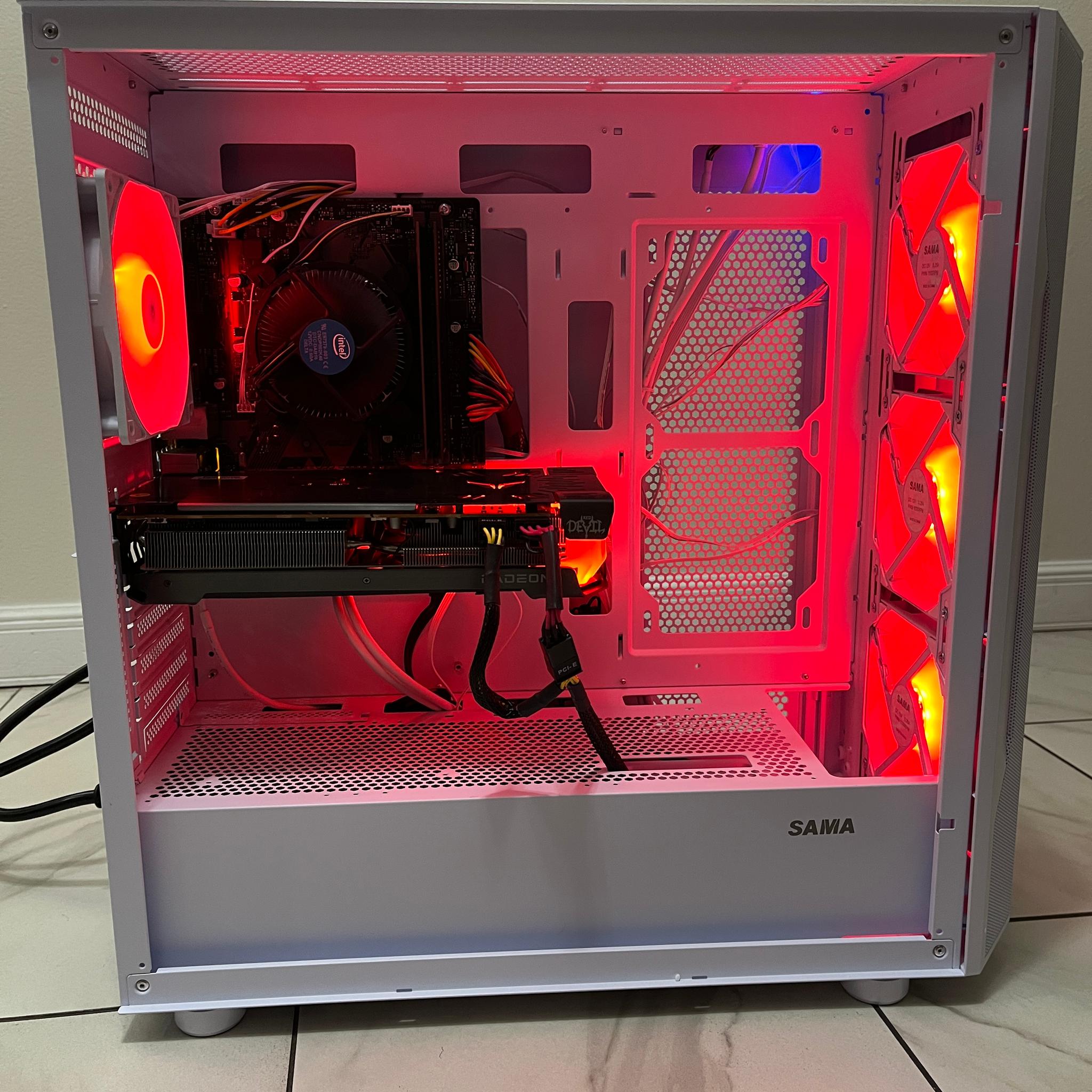 AMD RX 6600 XT, Intel Core i5-9400, 16GB RAM, 500 GB SSD, High FPS Gaming PC w/ Wi-Fi & BT