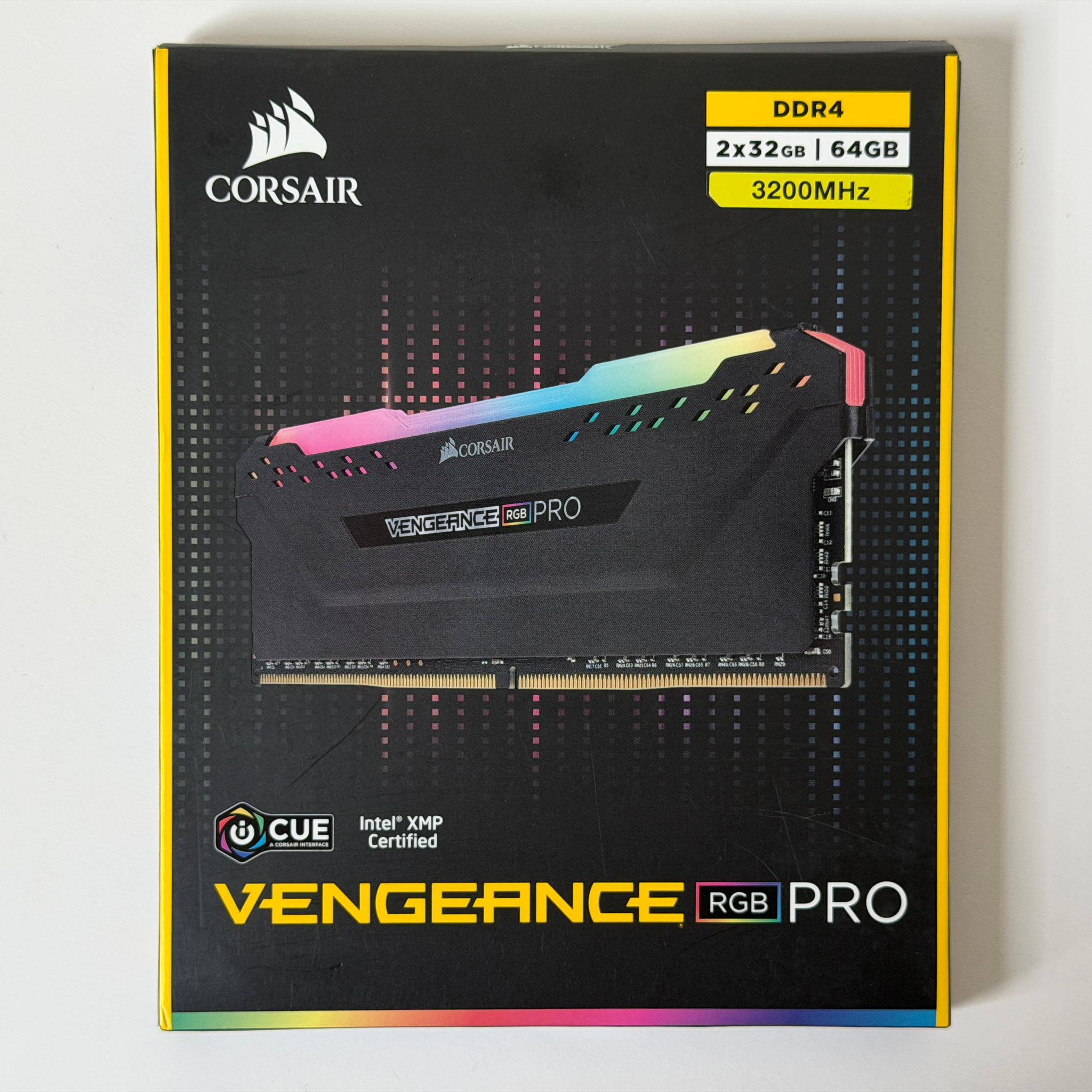 Corsair Vengeance RGB Pro 3200MHz C16 2x32GB 64GB