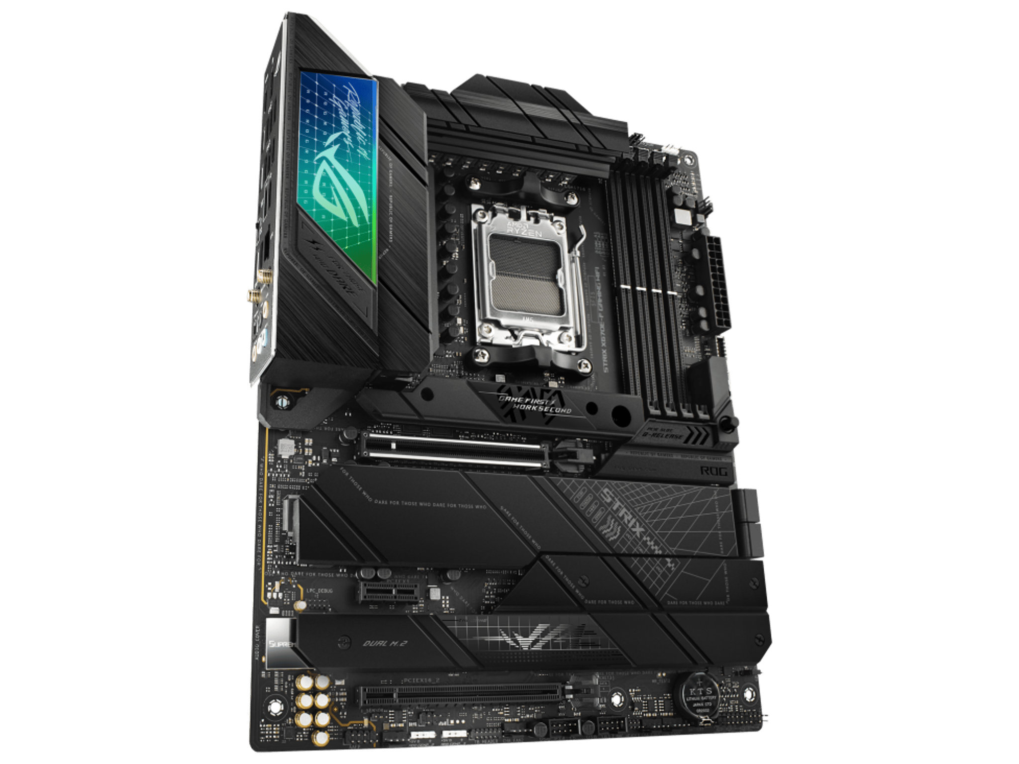 ASUS ROG STRIX X670E-F GAMING WIFI AMD AM5 X670 ATX M.2 Desktop Motherboard A