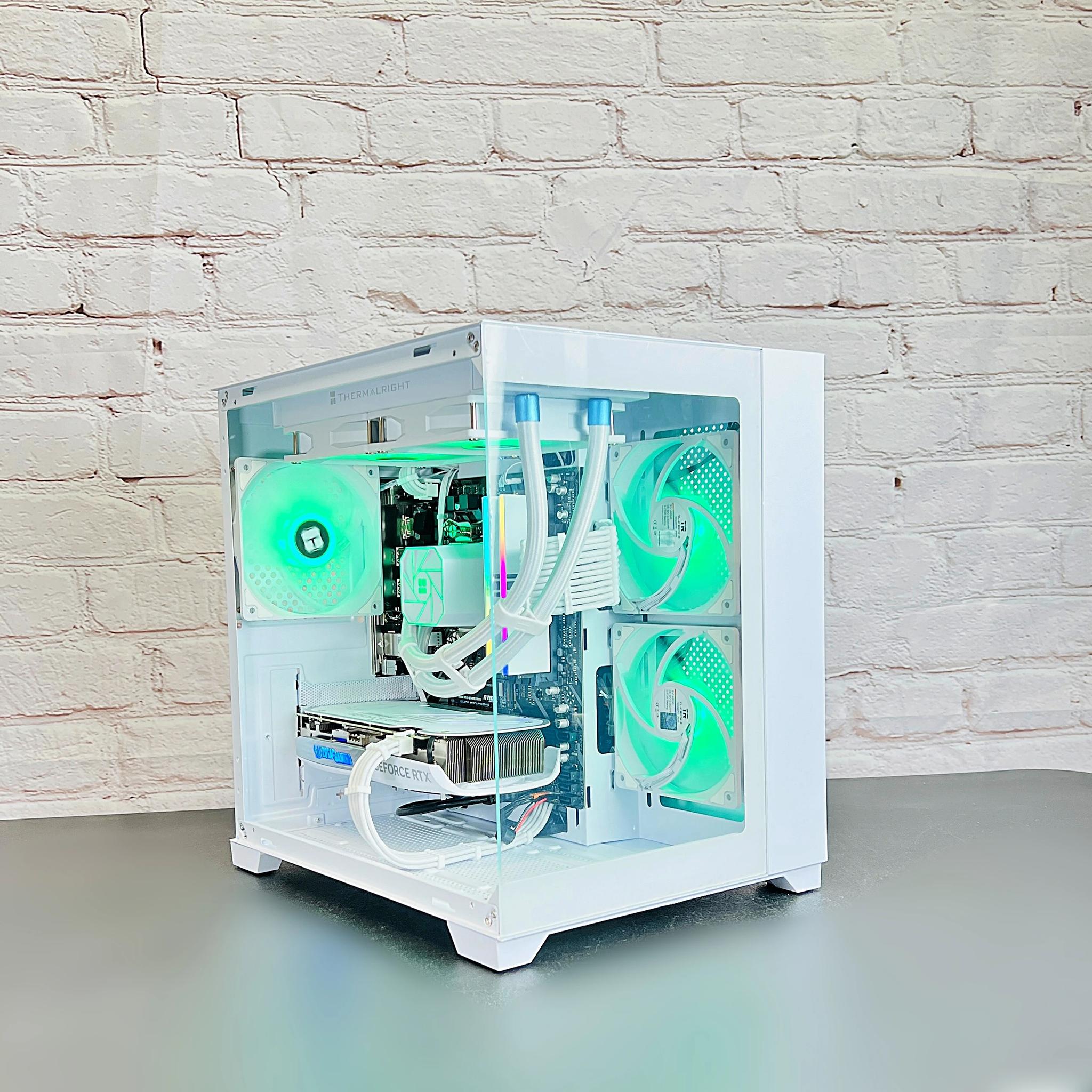 Liquid Cooled RTX 4070 Ryzen 5 5600X 16GB RAM 1TB M.2 Win 11 Gaming PC