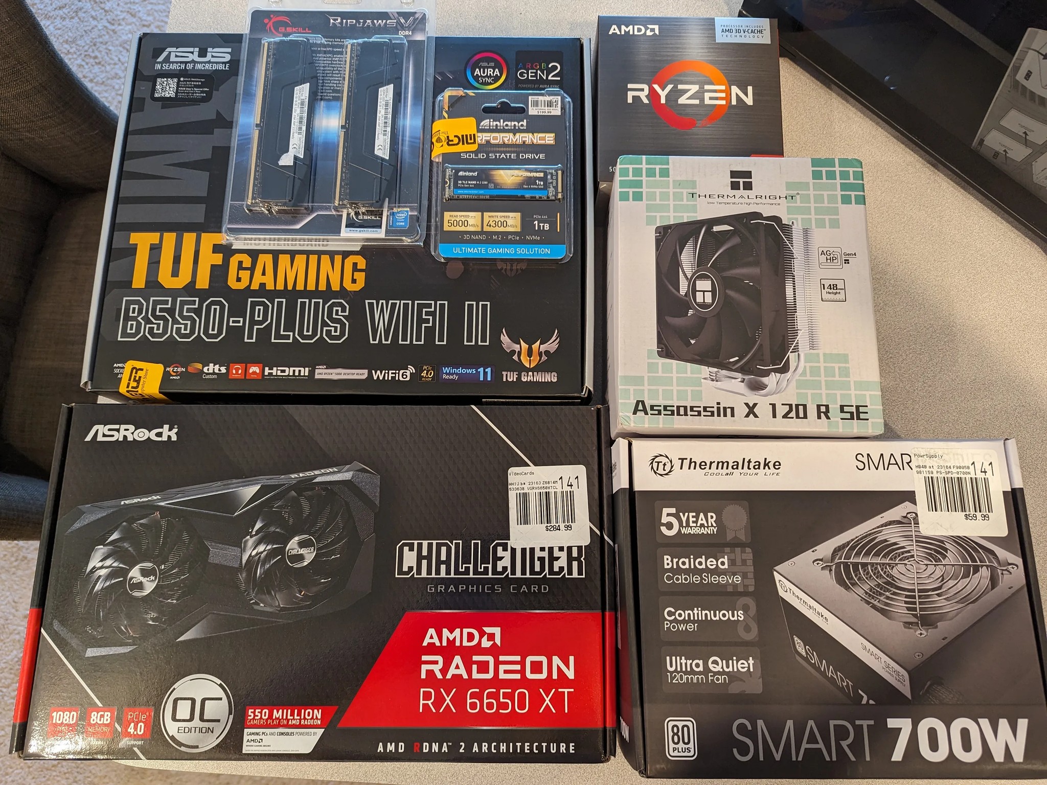 Ryzen 5 5600X3D / RX 6650 XT - Gaming PC