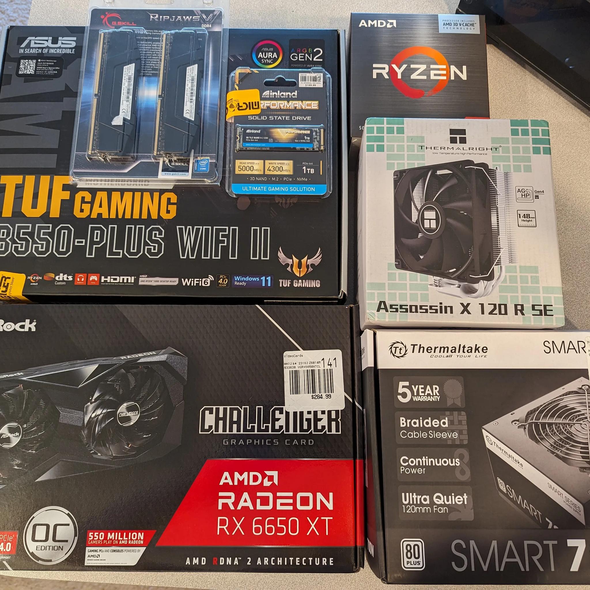 Ryzen 5 5600X3D / RX 6650 XT - Gaming PC