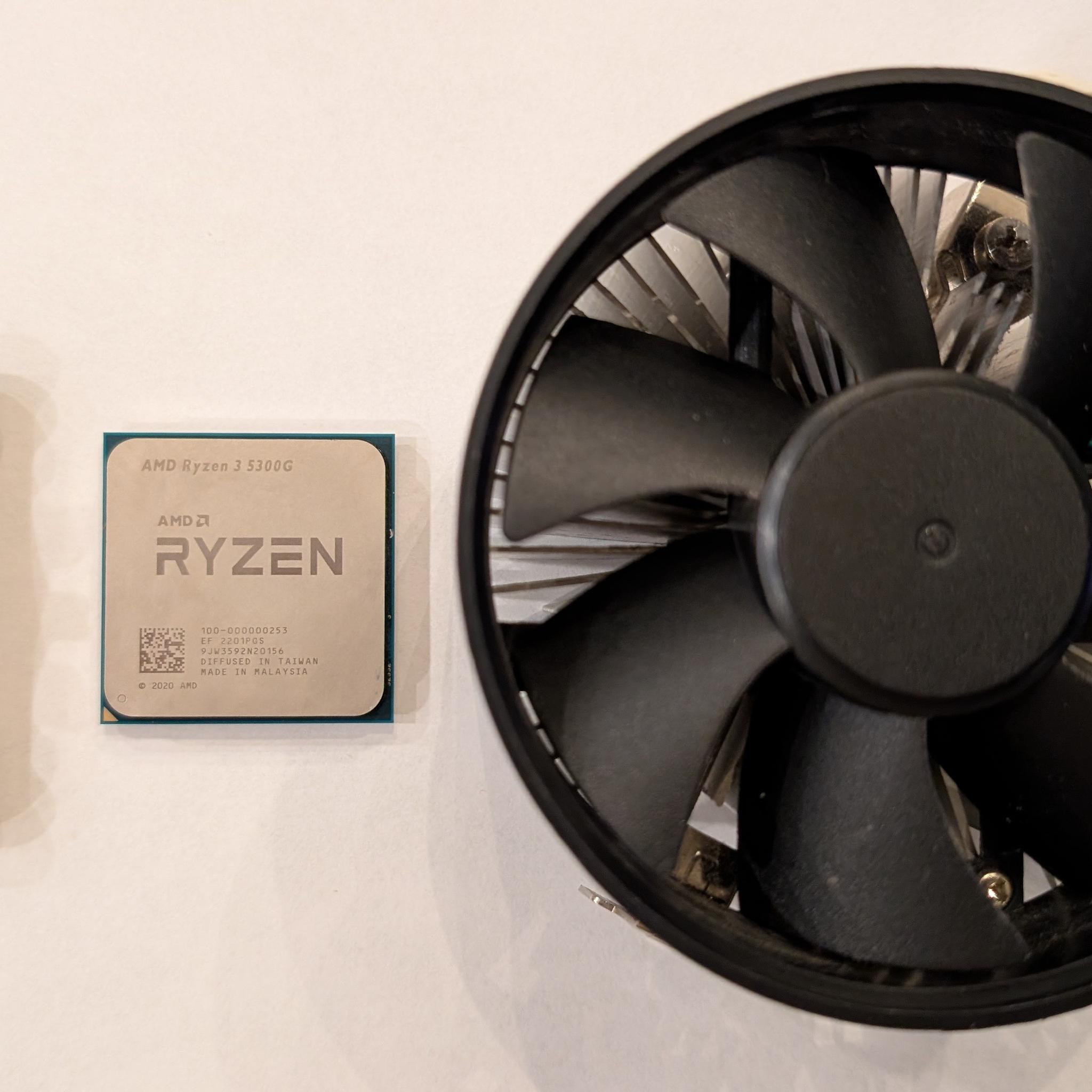 AMD Ryzen 3 5300G with generic cooler