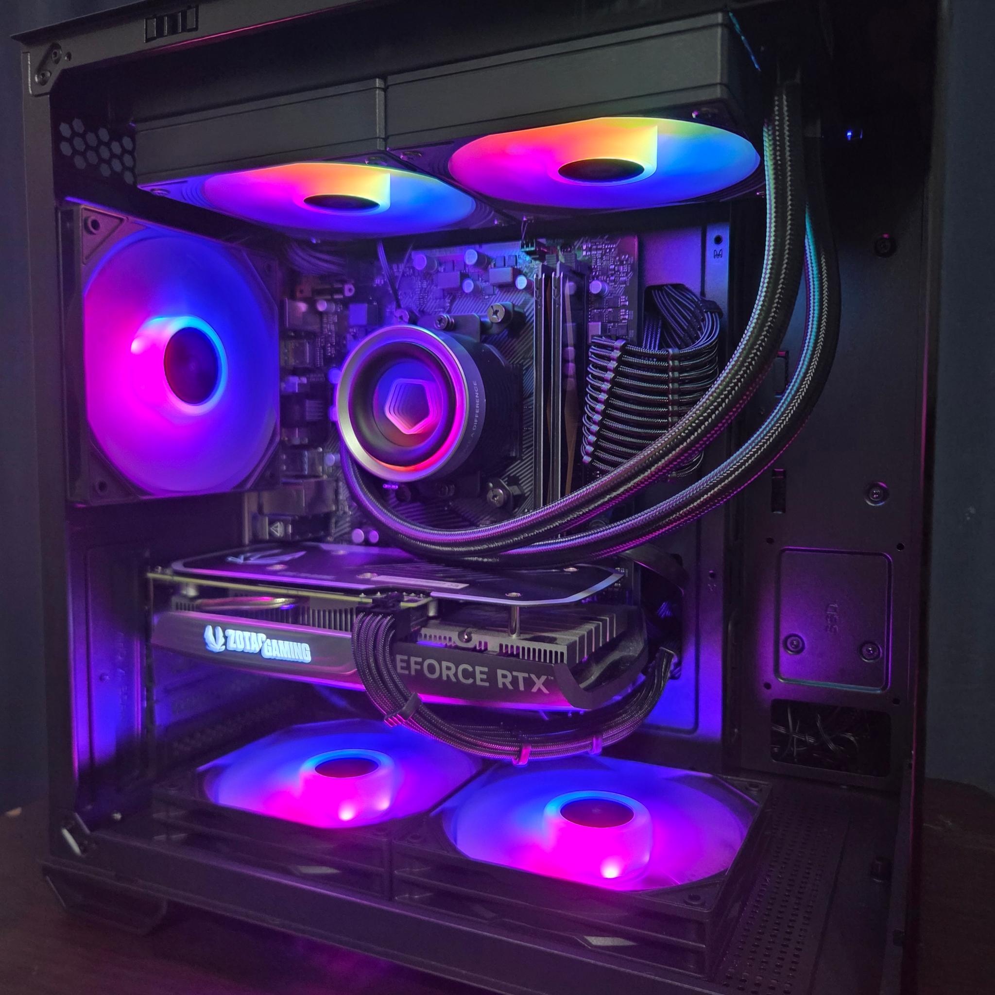 GeForce RTX 4060 Custom Gaming PC - Ryzen 5 5600, 16GB RAM