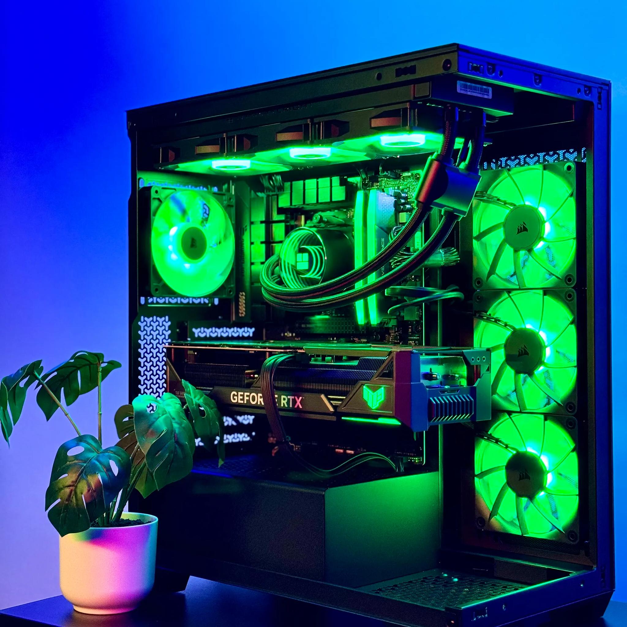 Dominator Ultra Gaming PC | Asus 4090 OC🔥 7800x3D🔥 2TB Gen4 M.2🔥 Corsair 32GB DDR5 & 1000w PSU