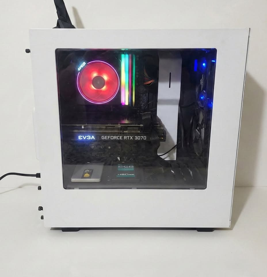 Custom PC Build RTX 3070/Ryzen 7 5700X OC 48GB RAM