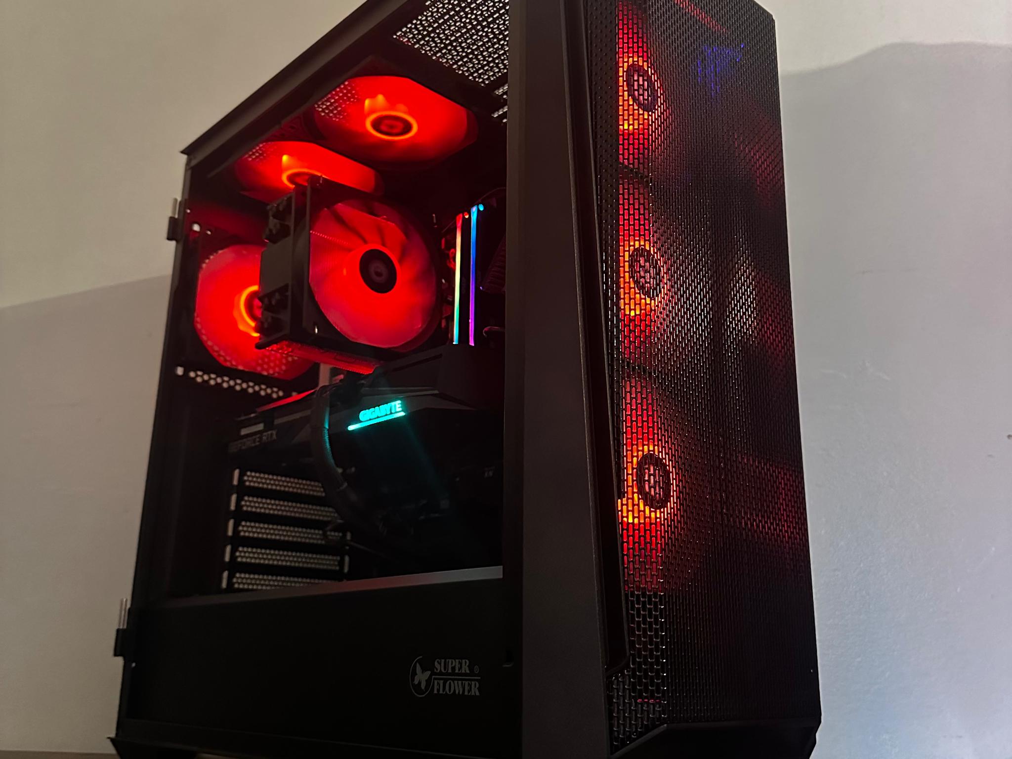 Gaming PC (Ryzen 5 5600 + RTX 3060 12GB + 32GB RGB RAM)