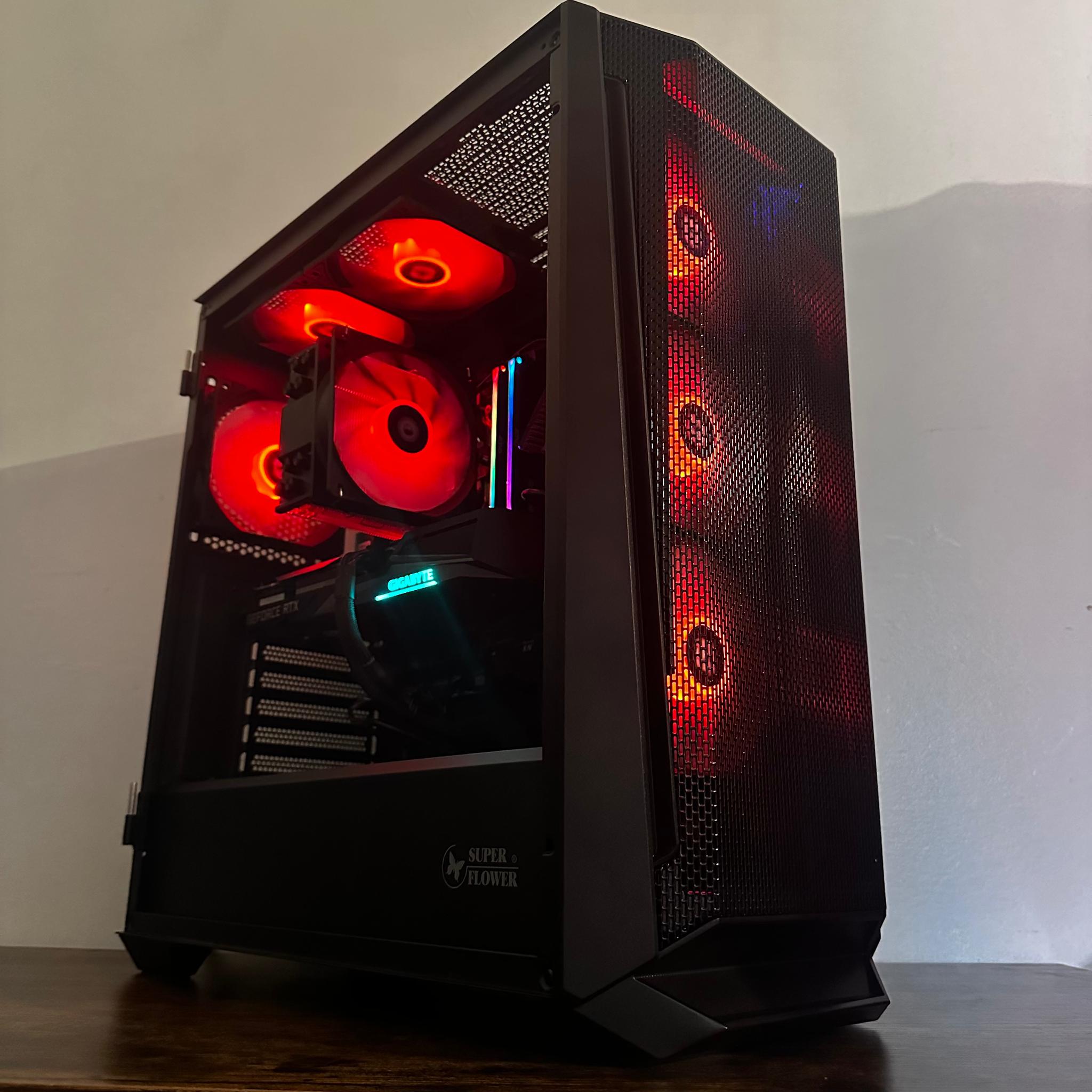 Gaming PC (Ryzen 5 5600 + RTX 3060 12GB + 32GB RGB RAM)