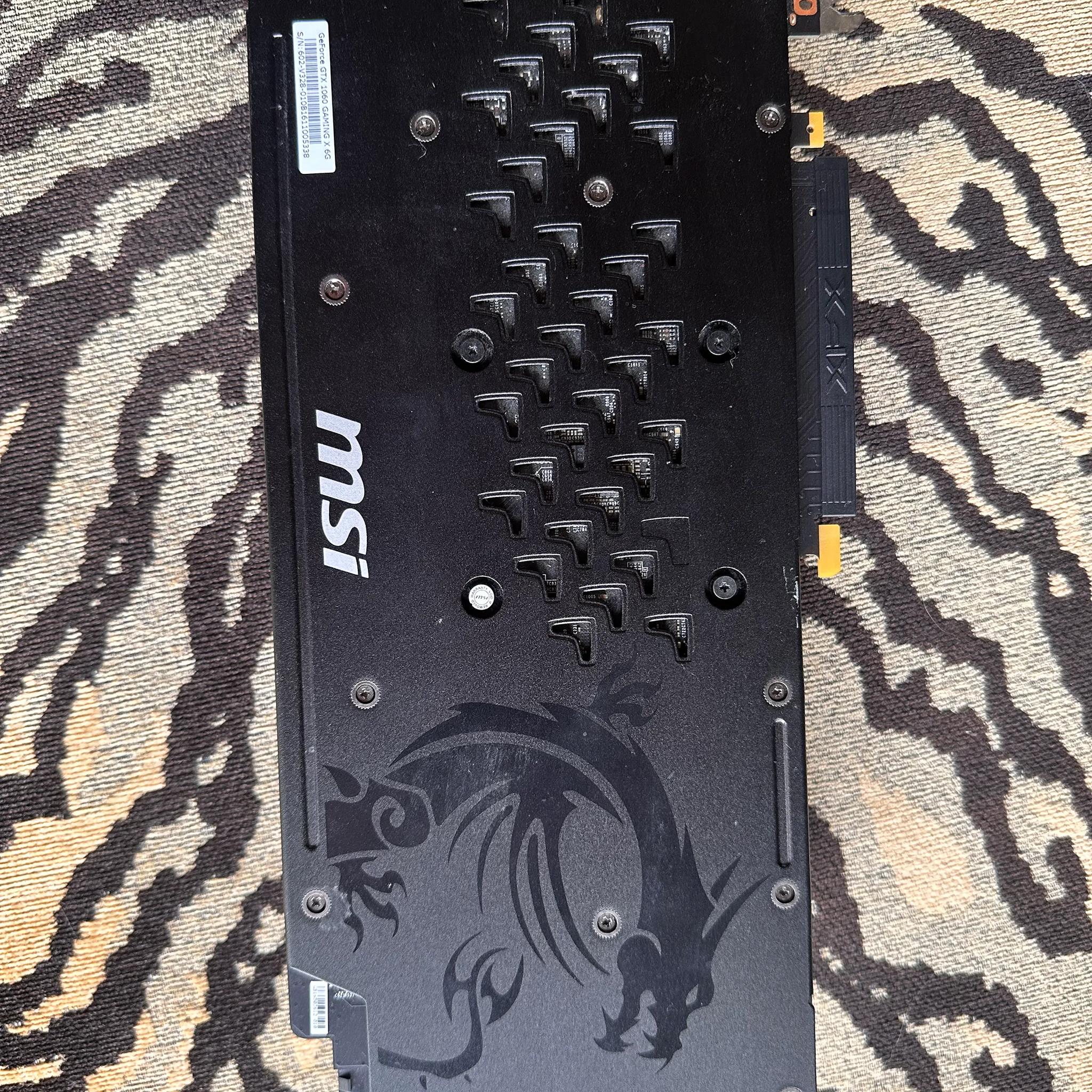 MSI 1060 6GB Graphics Card