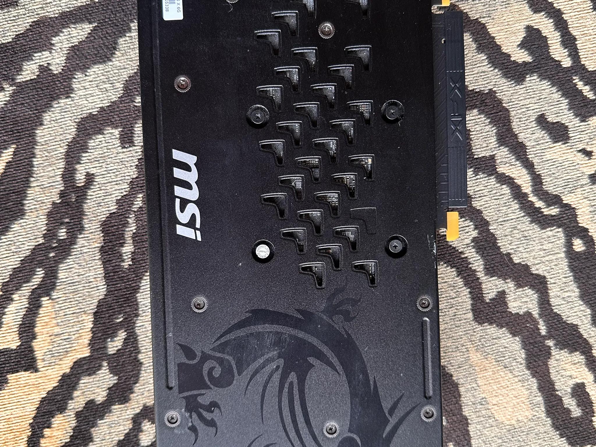 MSI 1060 6GB Graphics Card