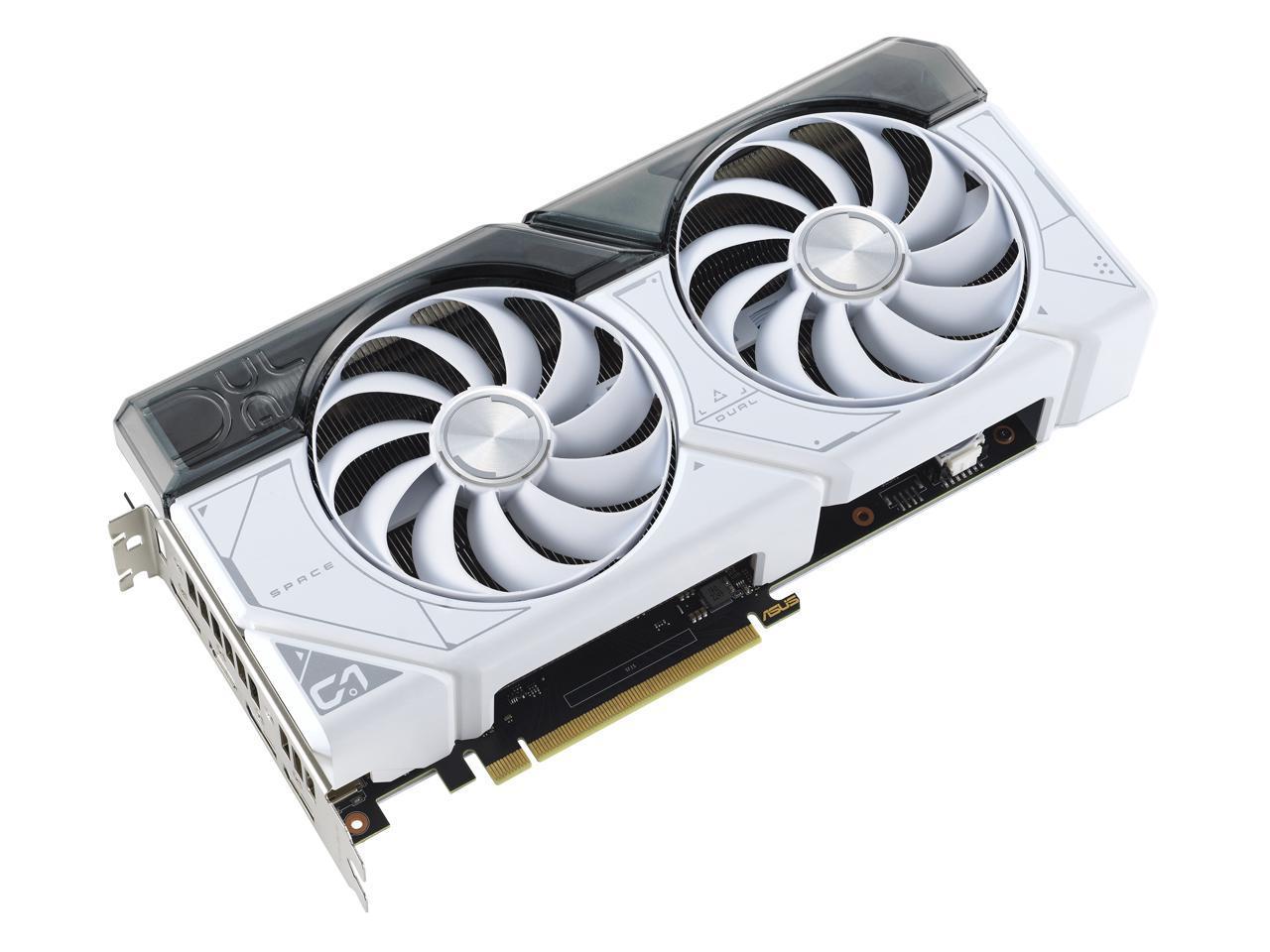 ASUS GeForce RTX 4070 12GB White OC GDDR6X Video Graphics Card GPU