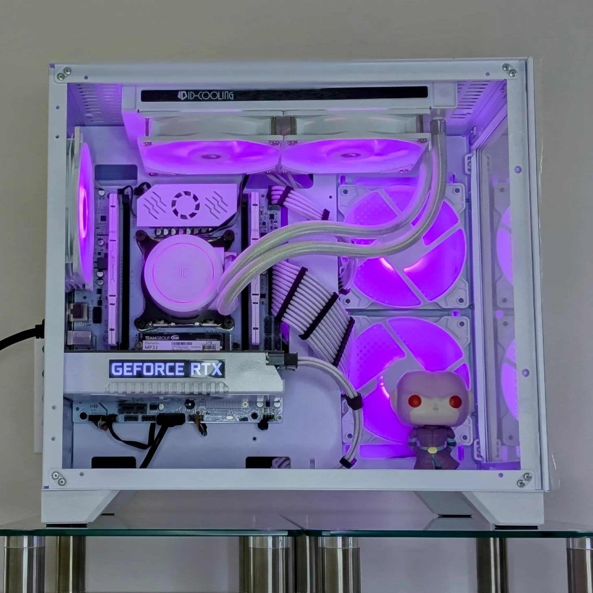 ⚪️ALL/WHITE HiT⚪️Liquid-Cooled💧⚪️RTX 2060⚪️I7-5930K@4.3GHz⚪️16GB(2x8GB) DDR4⚪️1TB PCIE SSD⚪️700w PSU