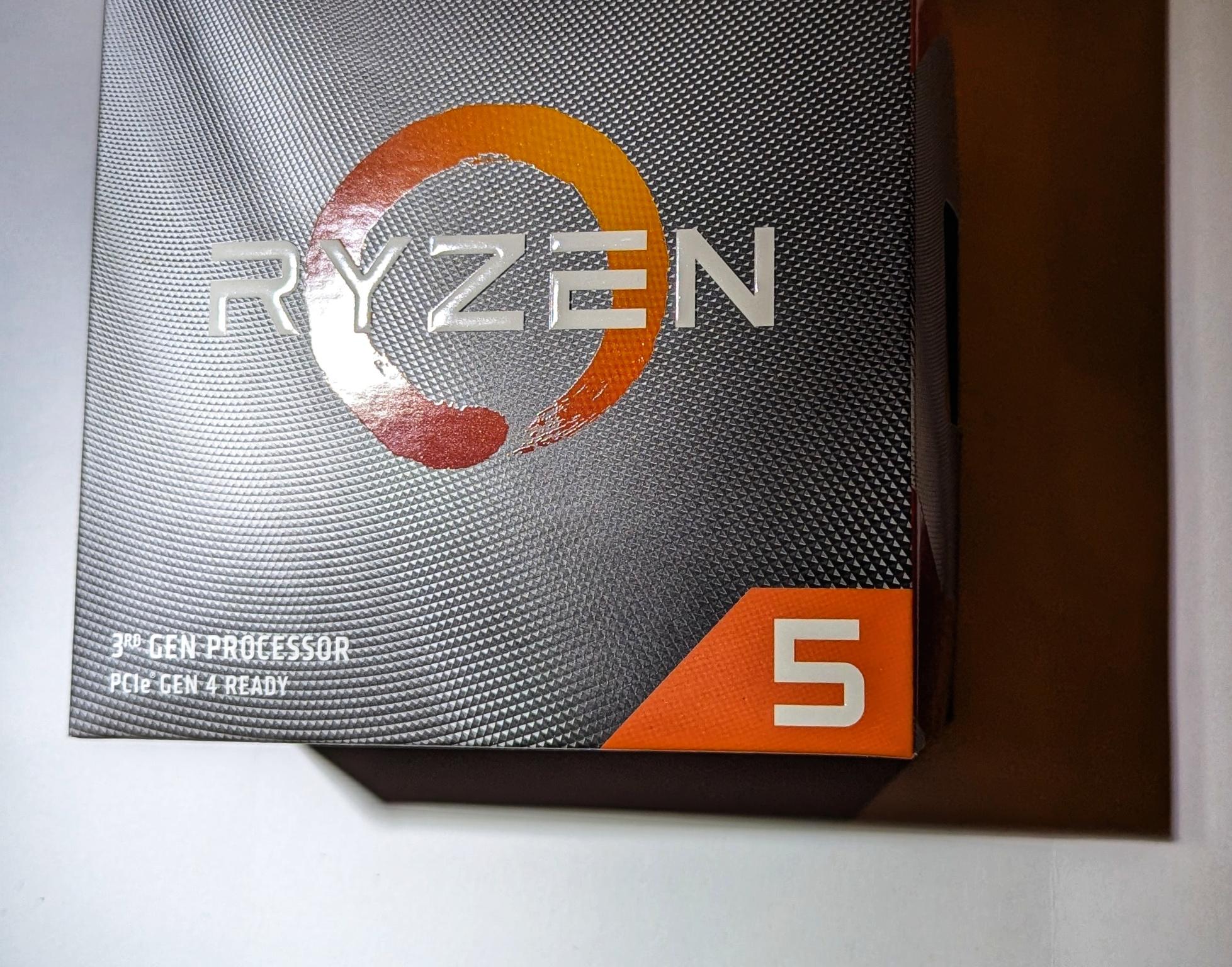 AMD Ryzen 5 3600 with original Wraith Cooling solution