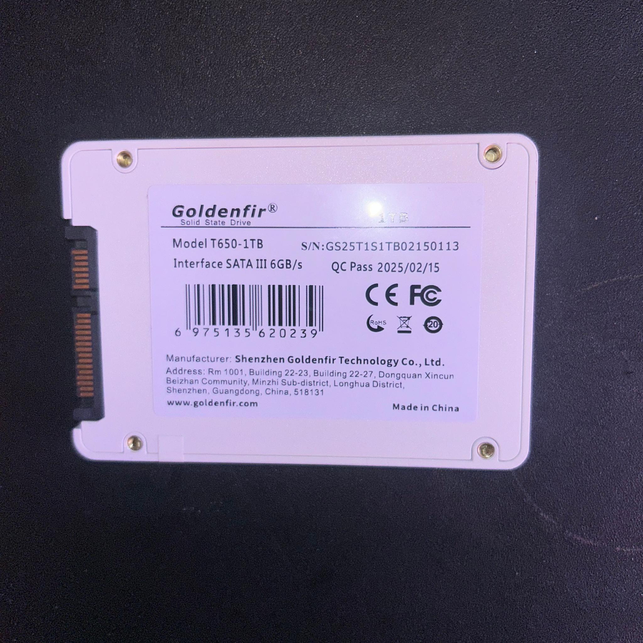 M.2 SATA SSD, 1TB Internal