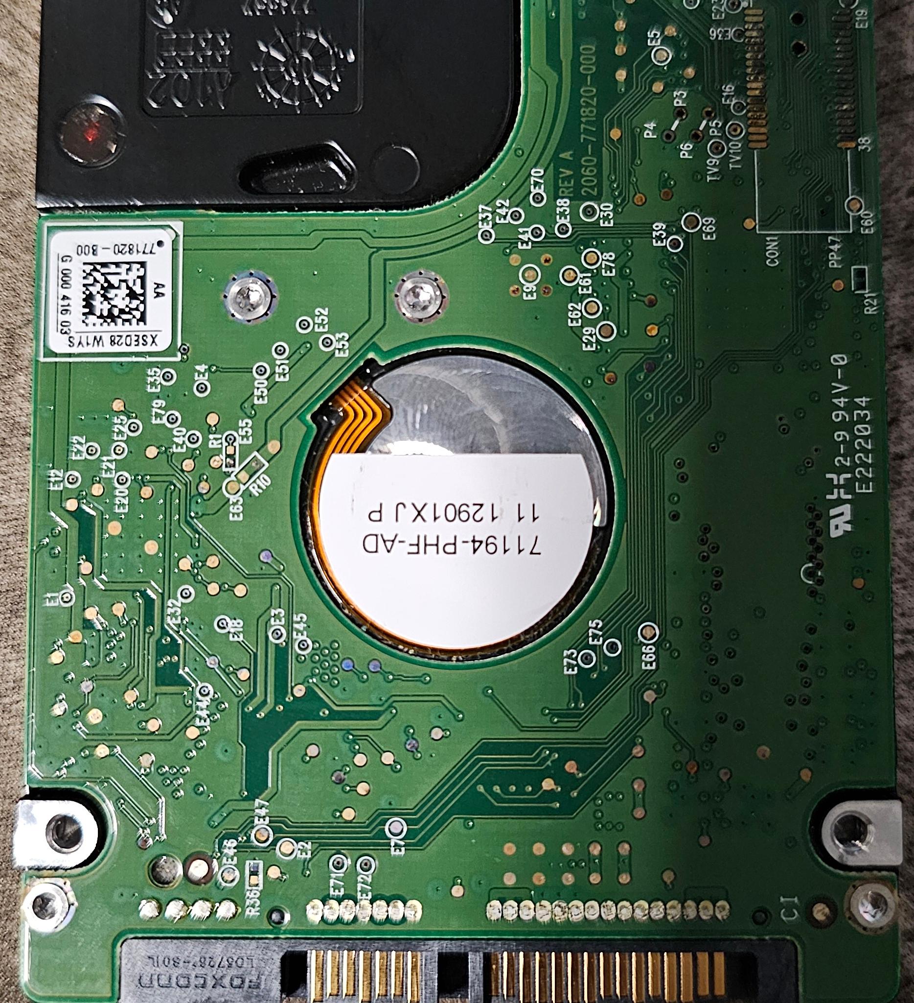 WD Blue 500GB SATAII 2.5"x9mm 5400RPM HDD