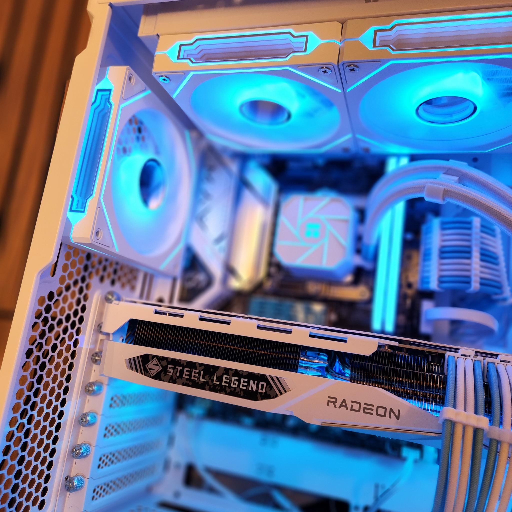 RX 7800 XT 16GB Gaming PC – i7-12700K – 32GB RAM –  NVMe – 1440p Ultra - win11/BT - white
