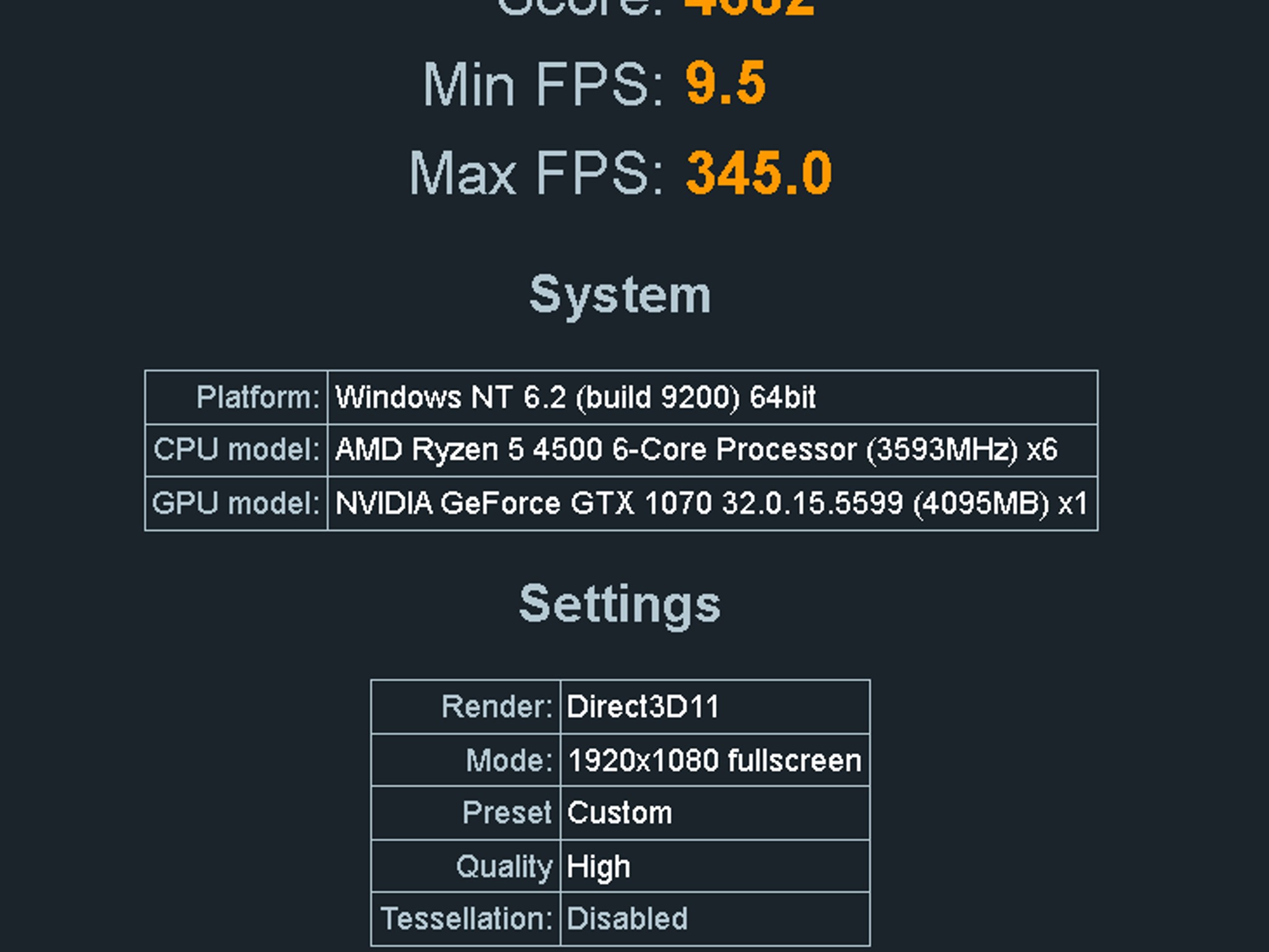 (#18) Ryzen 5 4500 / GTX 1070