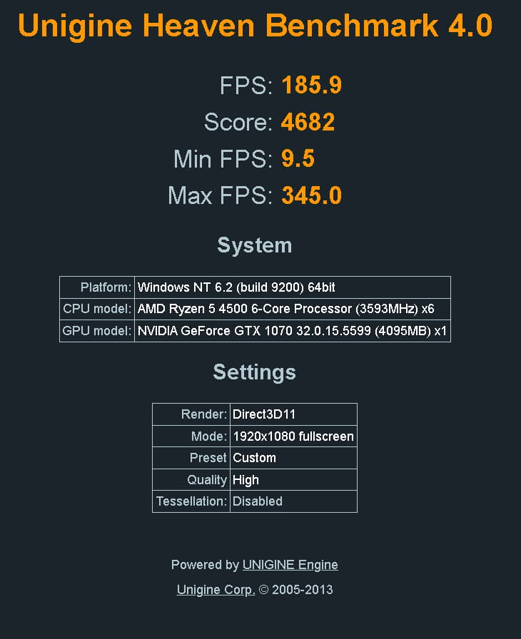 (#18) Ryzen 5 4500 / GTX 1070