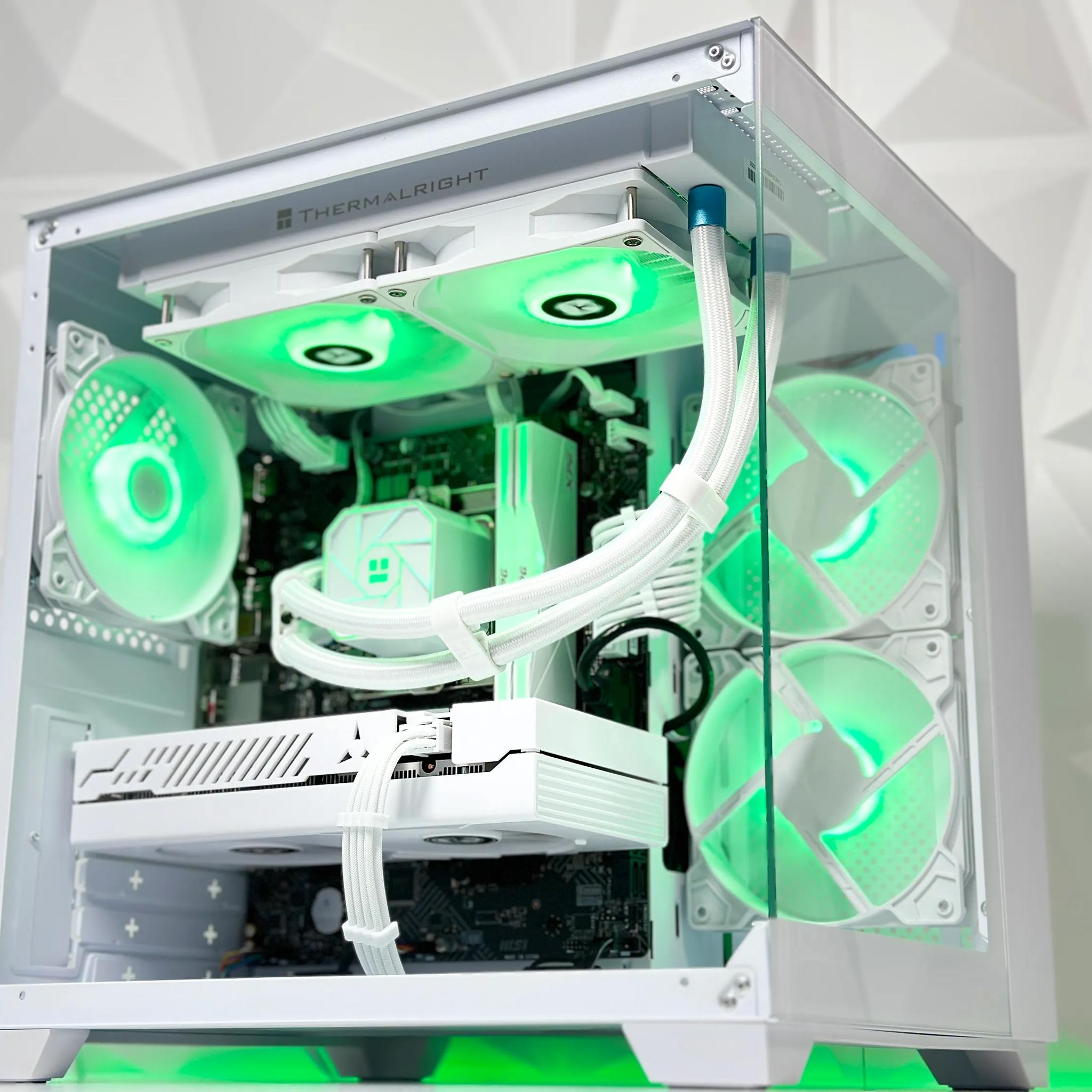 ❄️ · 🥶||Liquid Cooled Gaming PC❄️AMD RX 6600M 8GB❄️Intel 13100F❄️16GB DDR4❄️1TB NVME
